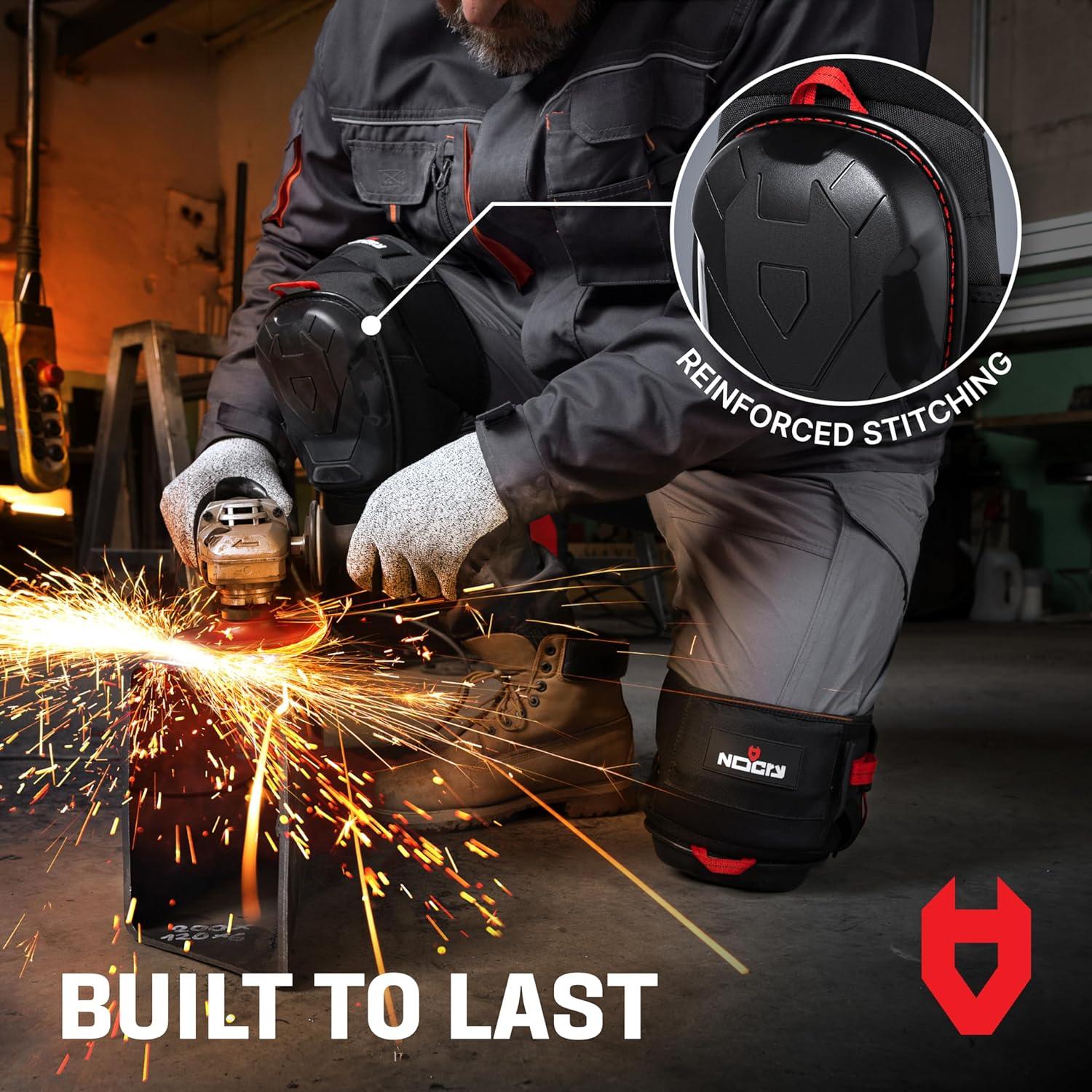 Rodilleras Profesionales NoCry GelGuard Pro con Soporte Tobillo