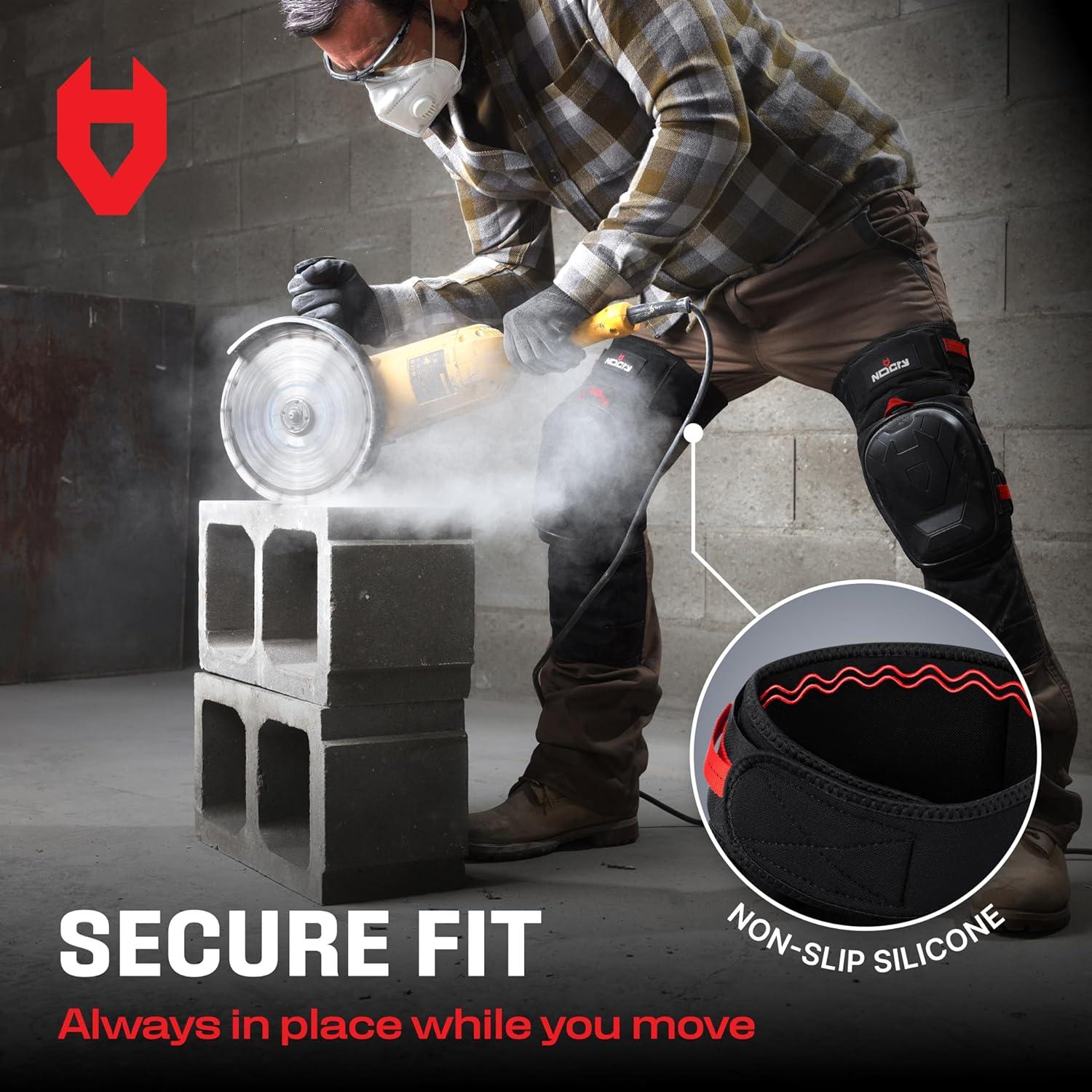 Rodilleras Profesionales NoCry GelGuard Pro con Soporte Tobillo