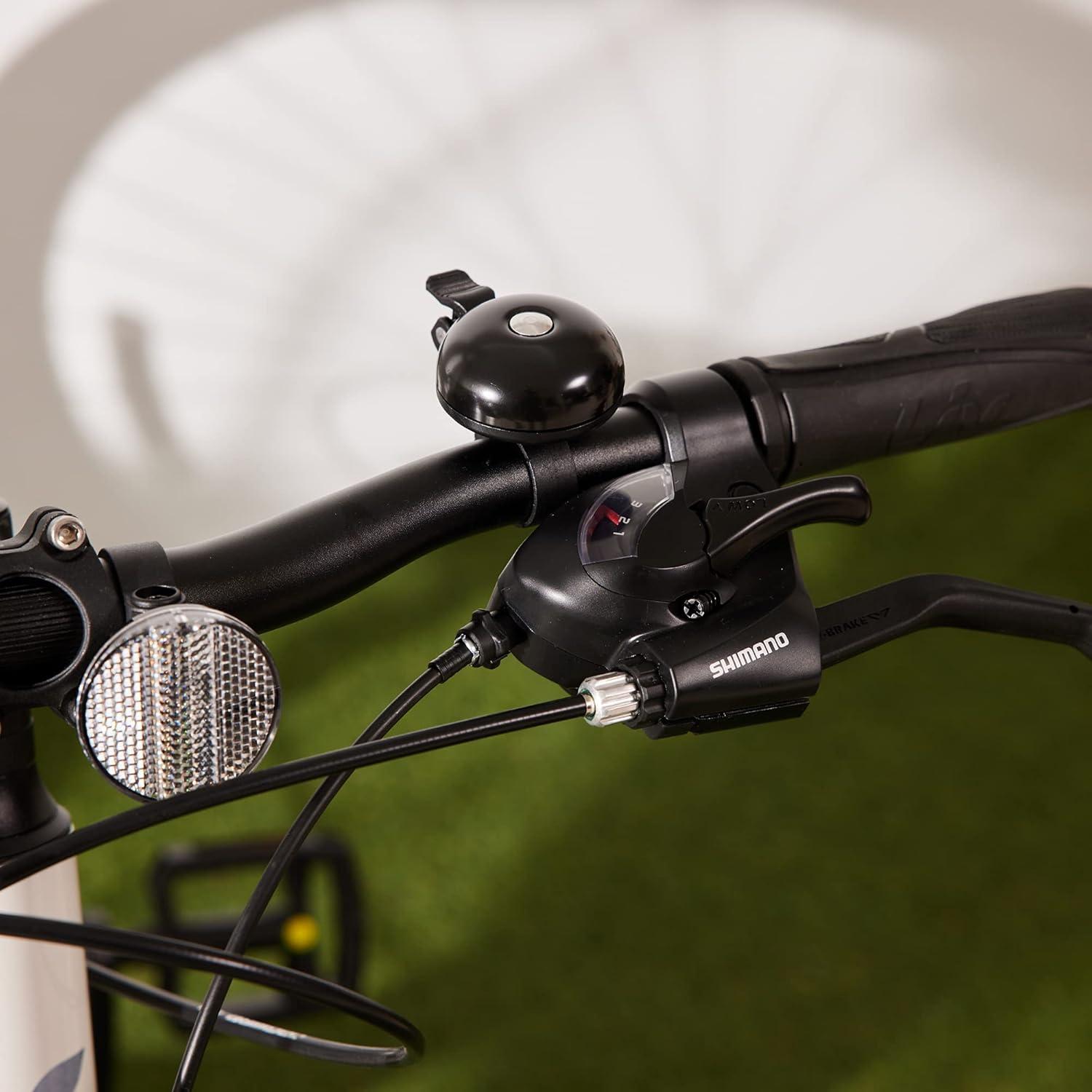 Campana de Bicicleta N+1 Negra 85dB para Manillar 22.2mm