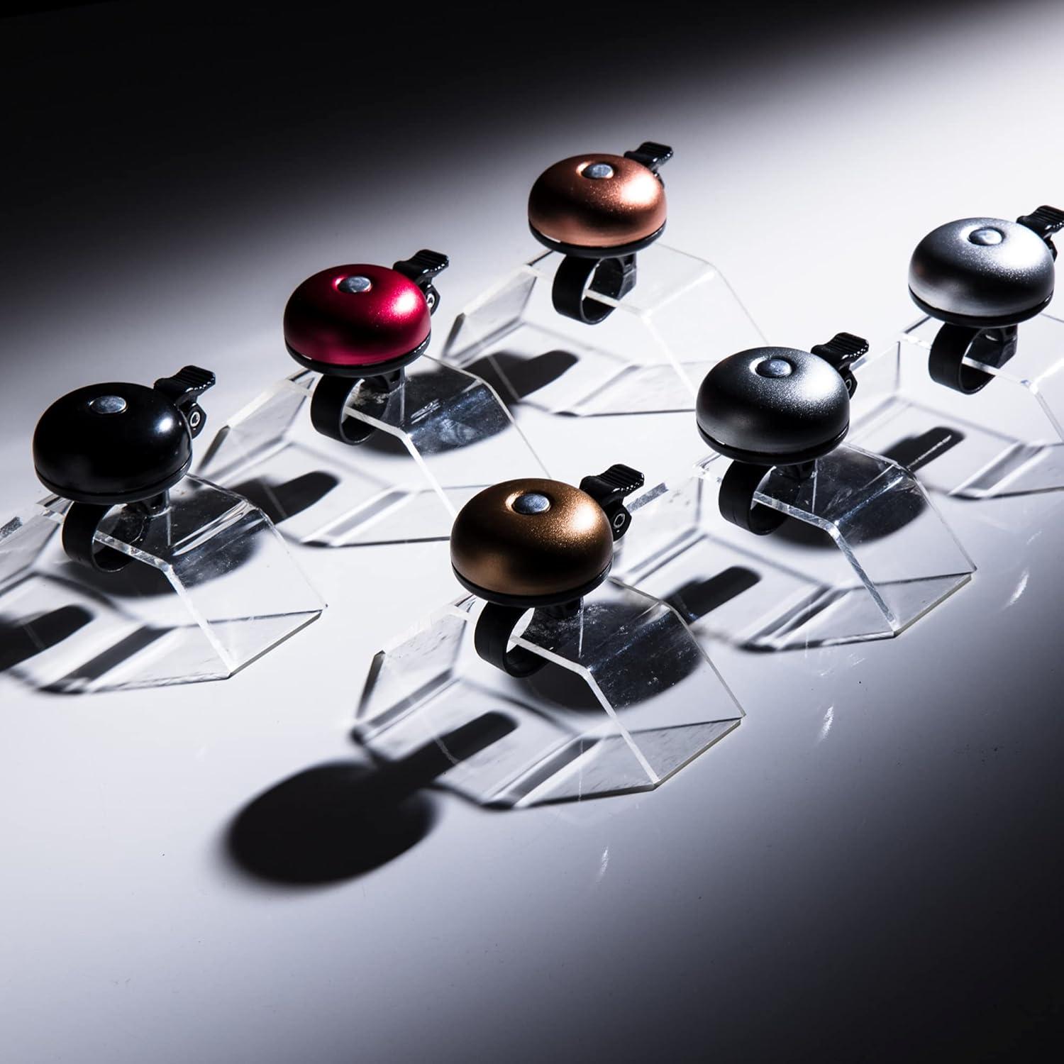 Campana de Bicicleta N+1 Negra 85dB para Manillar 22.2mm