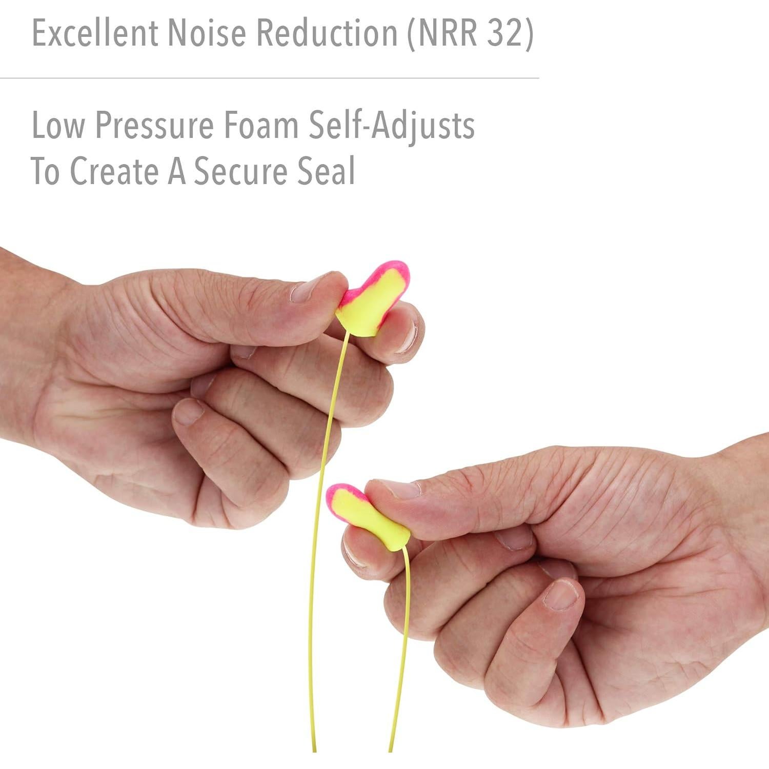 Tapones de Espuma Desechables Howard Leight LL-30 Alta Visibilidad 100 Pares