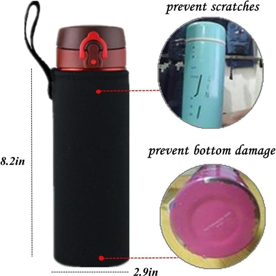 Bolsa Portabotellas de Agua 750ml Neopreno Candygirlft Unisex