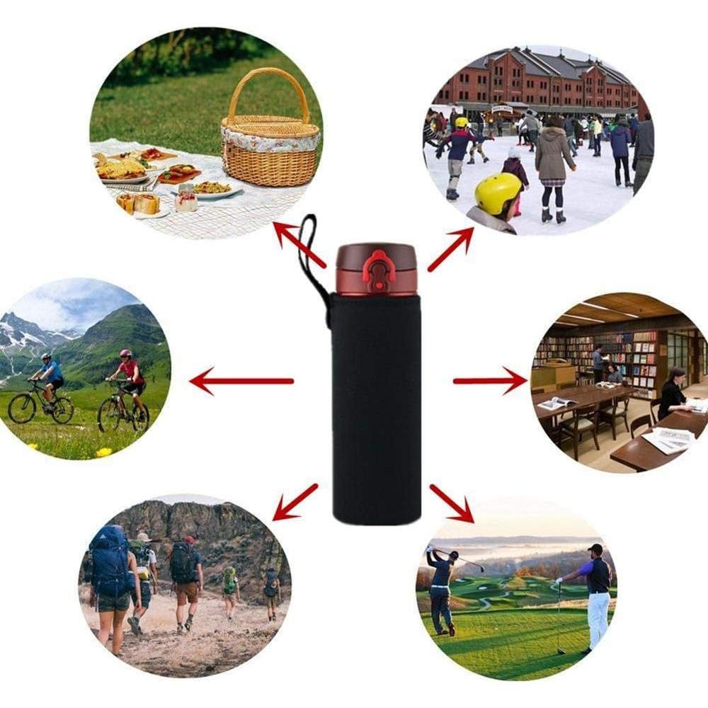 Bolsa Portabotellas de Agua 750ml Neopreno Candygirlft Unisex