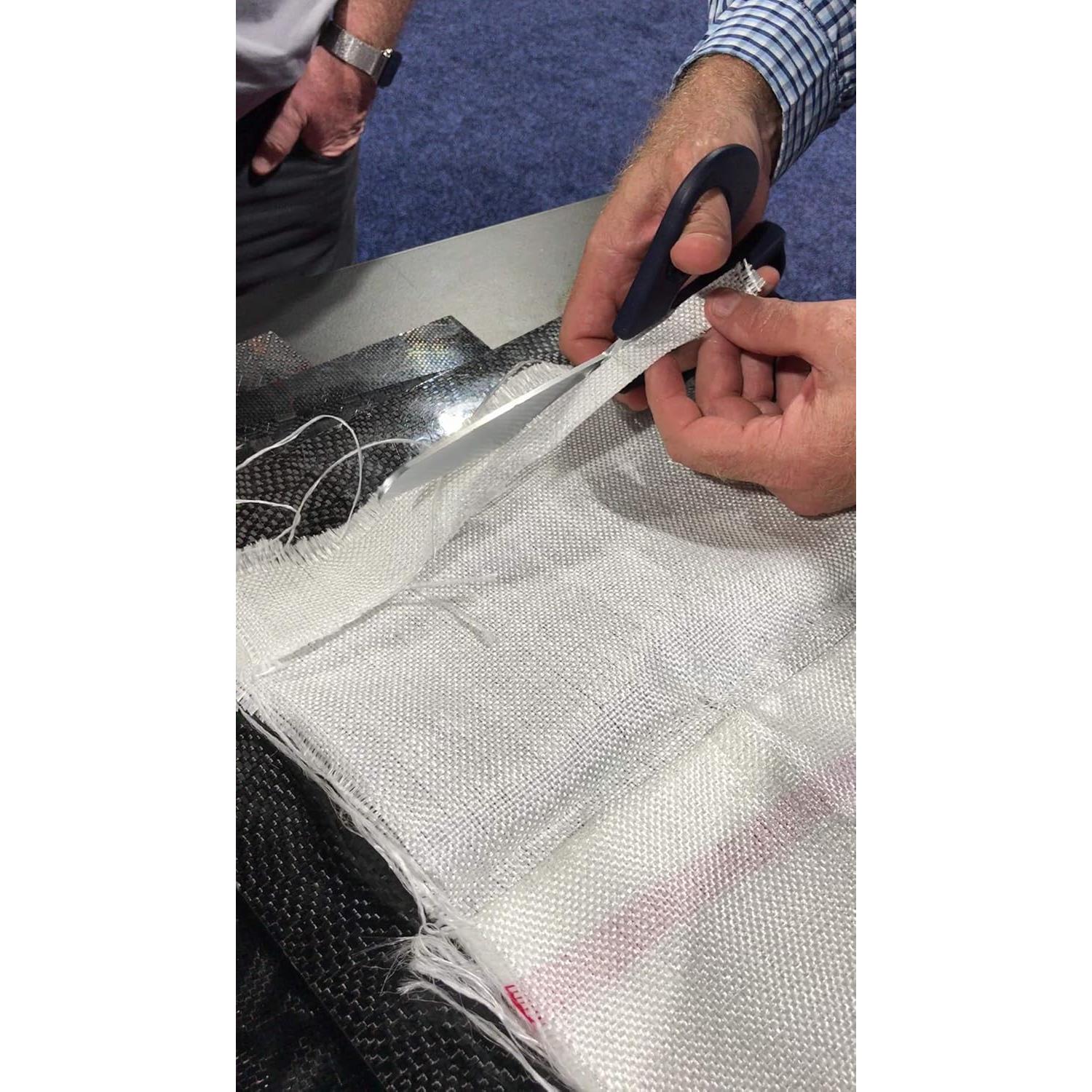 Tijeras de Acero al Carbono Ascend Tools 10" para Kevlar y Fibra