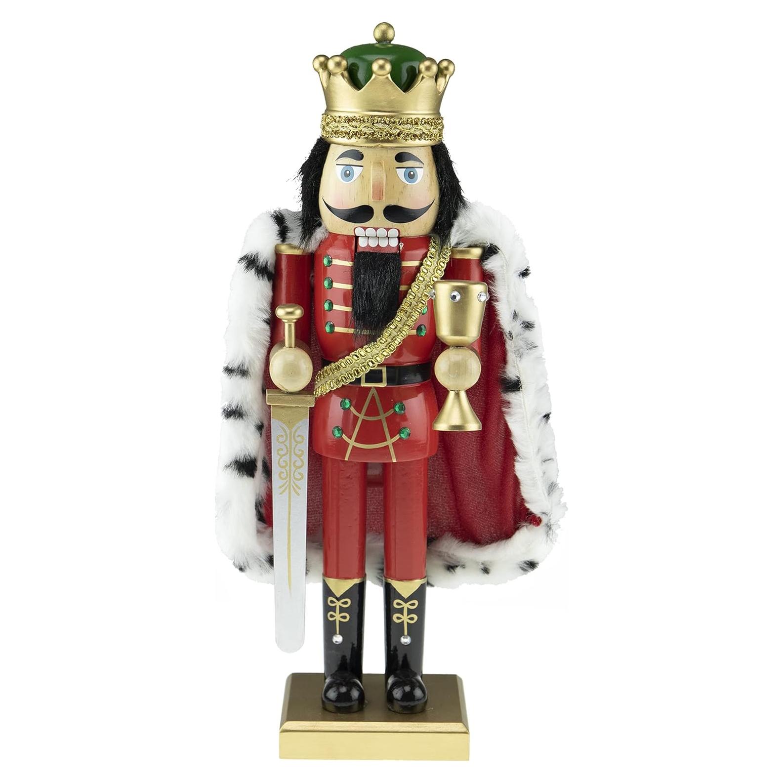 Cascanueces de Madera Rey Arturo 35.56 cm Clever Creations