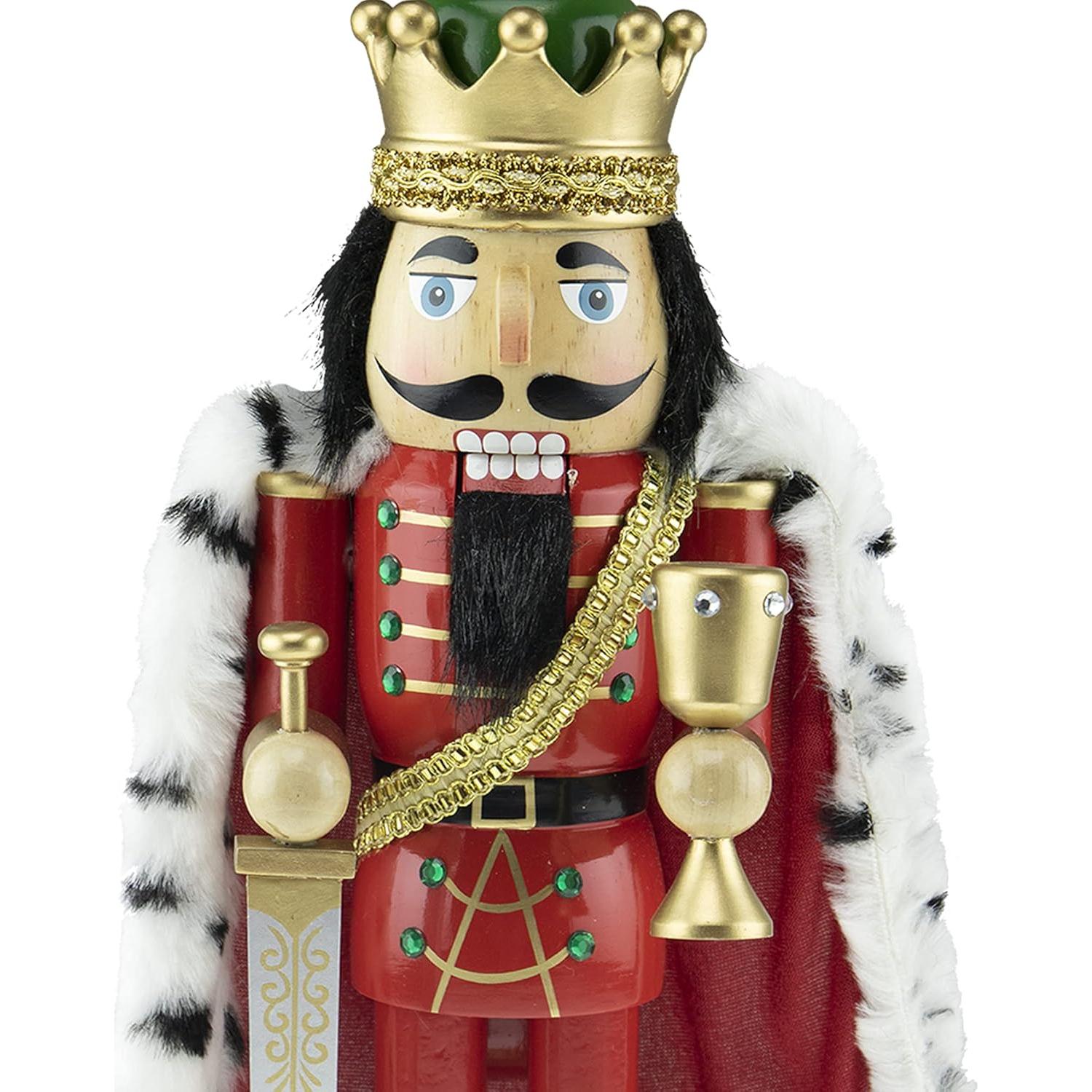 Cascanueces de Madera Rey Arturo 35.56 cm Clever Creations