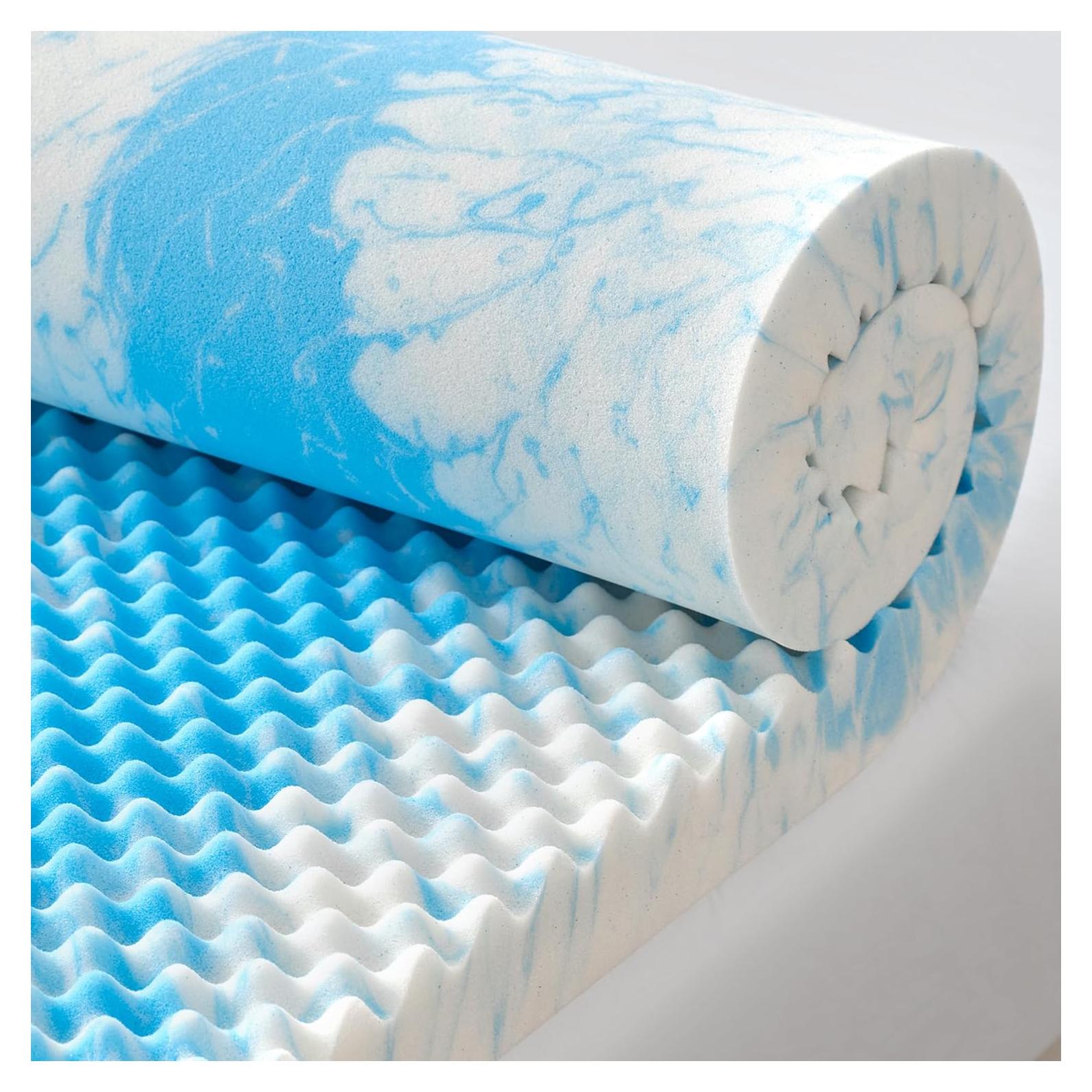 Colchón Viscoelástico SINWEEK 5.08 cm Individual Azul