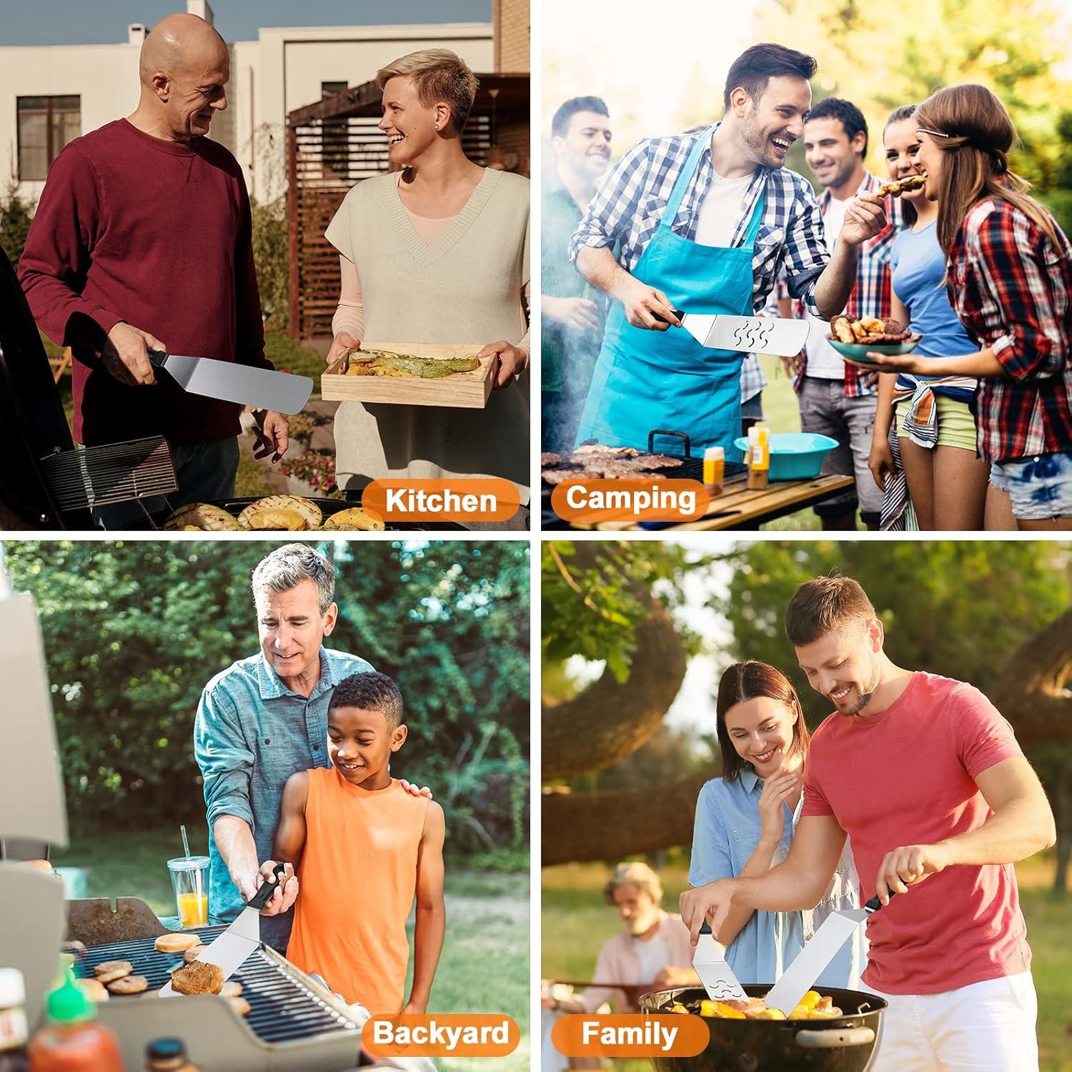 Kit de Accesorios para Plancha AULTONG 6 Piezas Acero Inoxidable