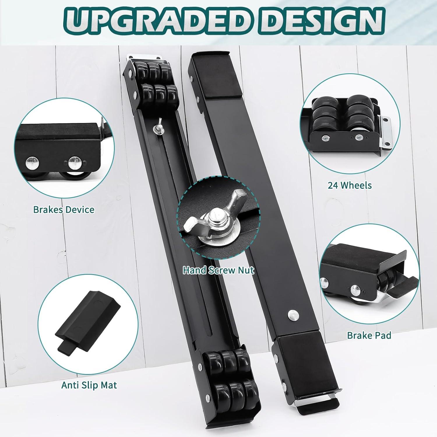 Rodillos para Muebles Majhulla Ajustables con Frenos 43-70cm