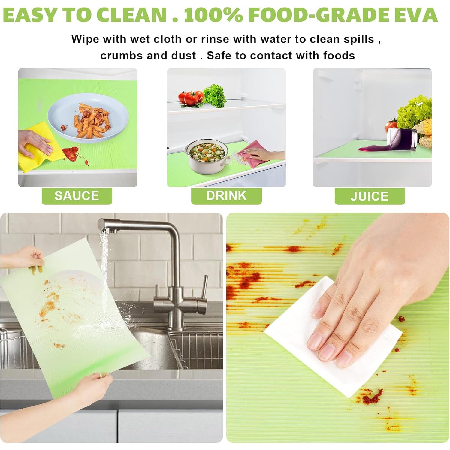 16 Forros de Refrigerador Lavables Shinywear Antideslizantes