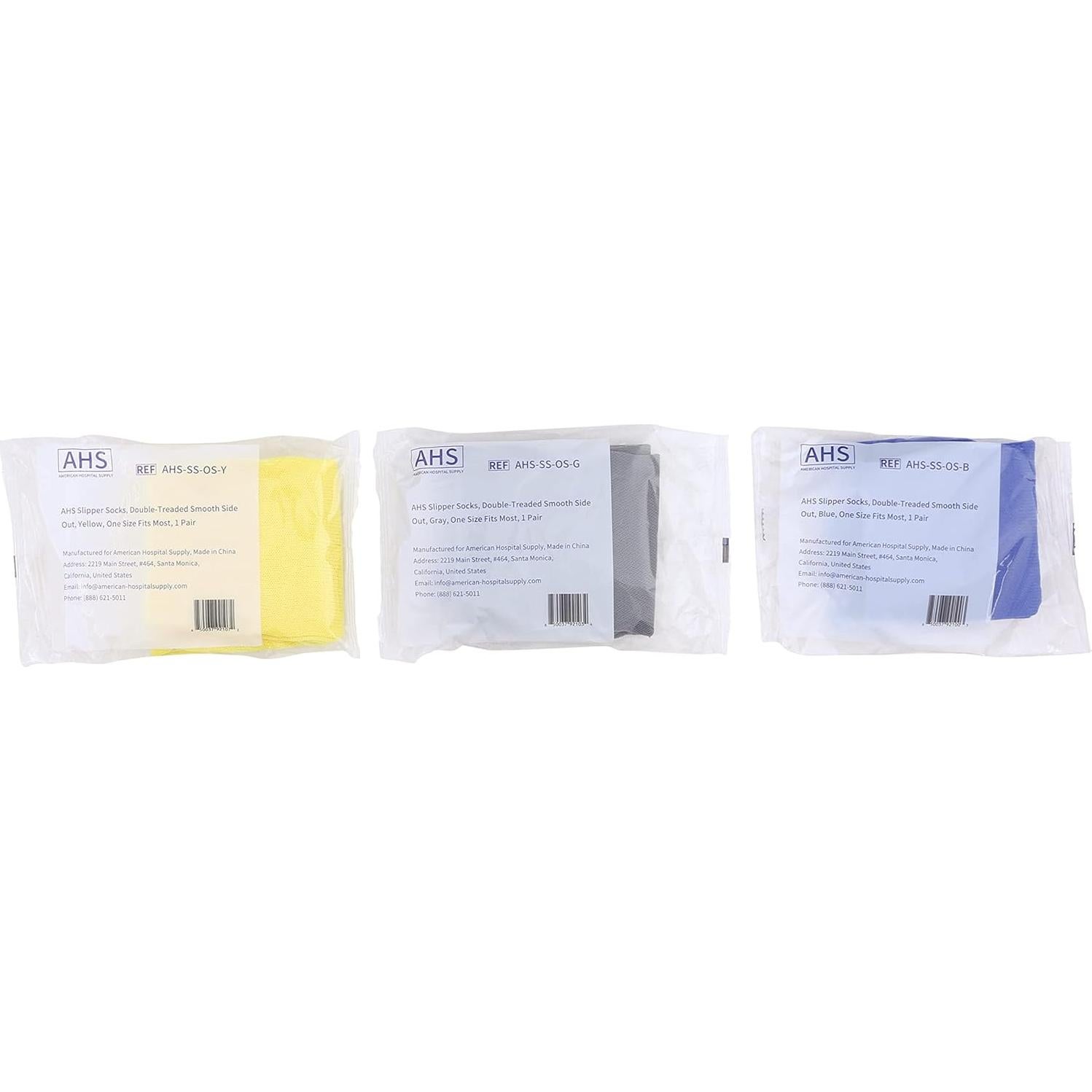 Calcetines Antideslizantes AHS - Talla Única, 48 Pares, Colores Variados