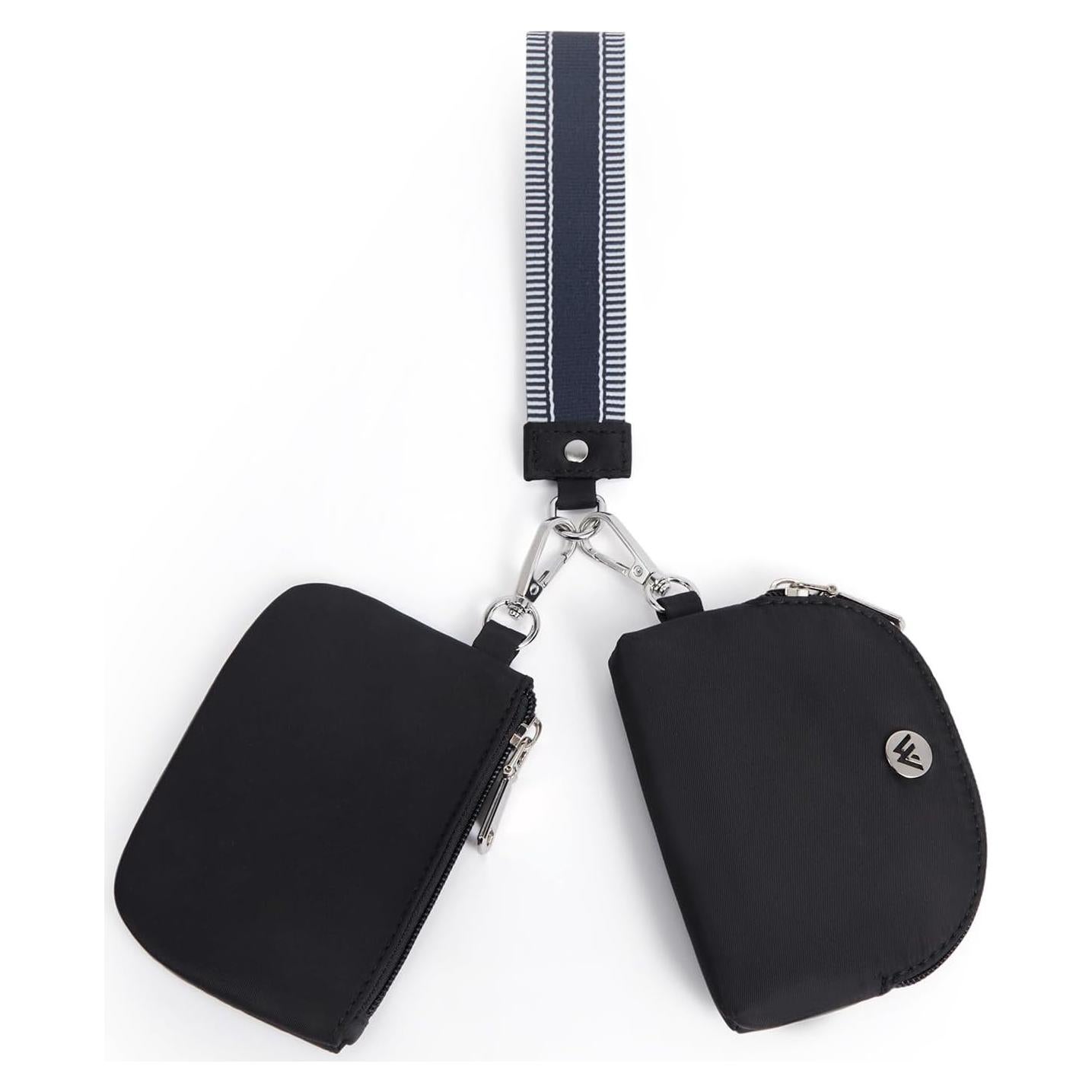 Billetera de muñeca WESTBRONCO para mujeres, nylon impermeable