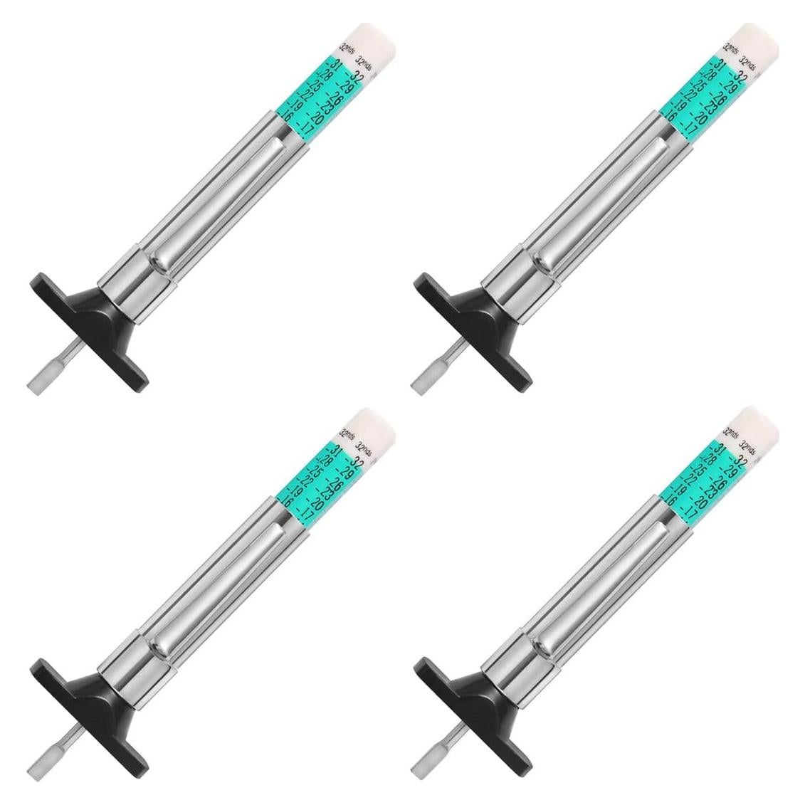 Calibrador de Profundidad de Neumáticos PROND Verde 4PCS