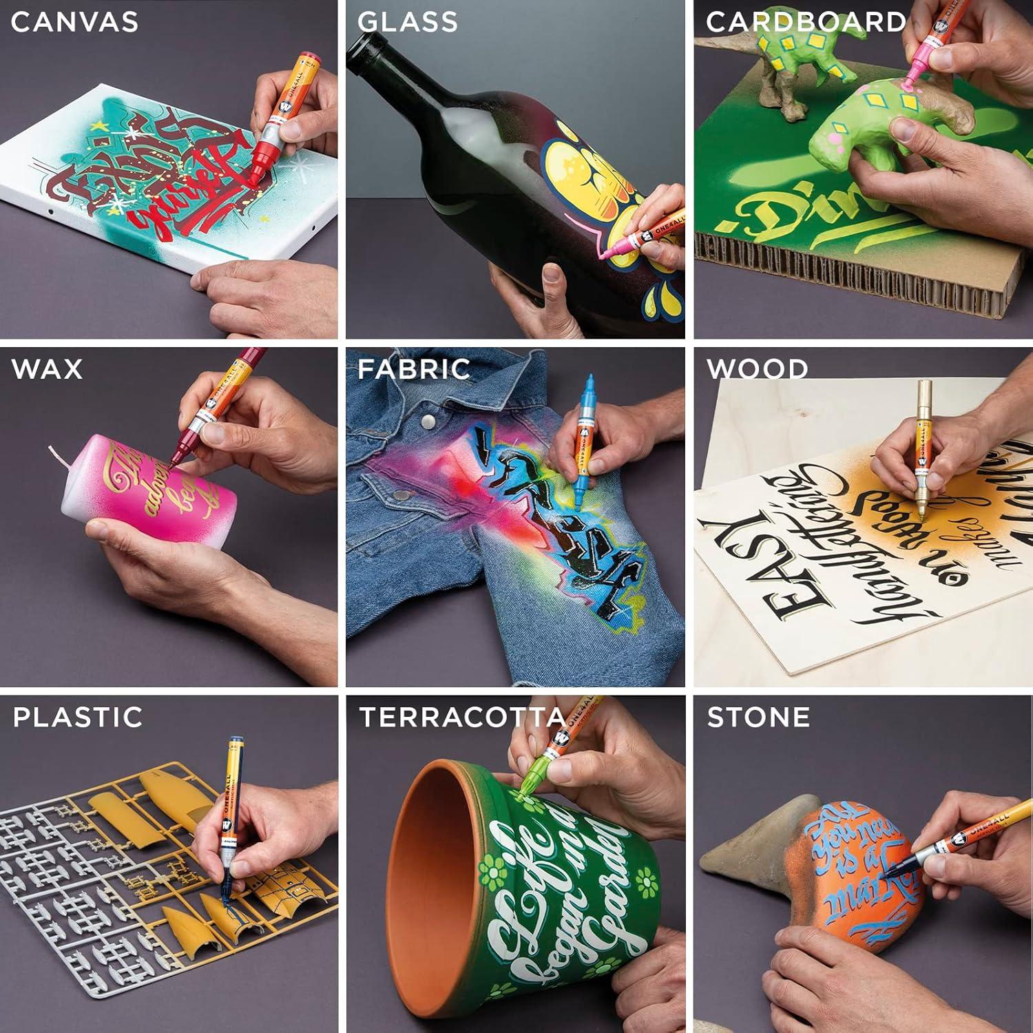 Relleno de Pintura Acrílica Molotow ONE4ALL 30ml Rojo Tráfico