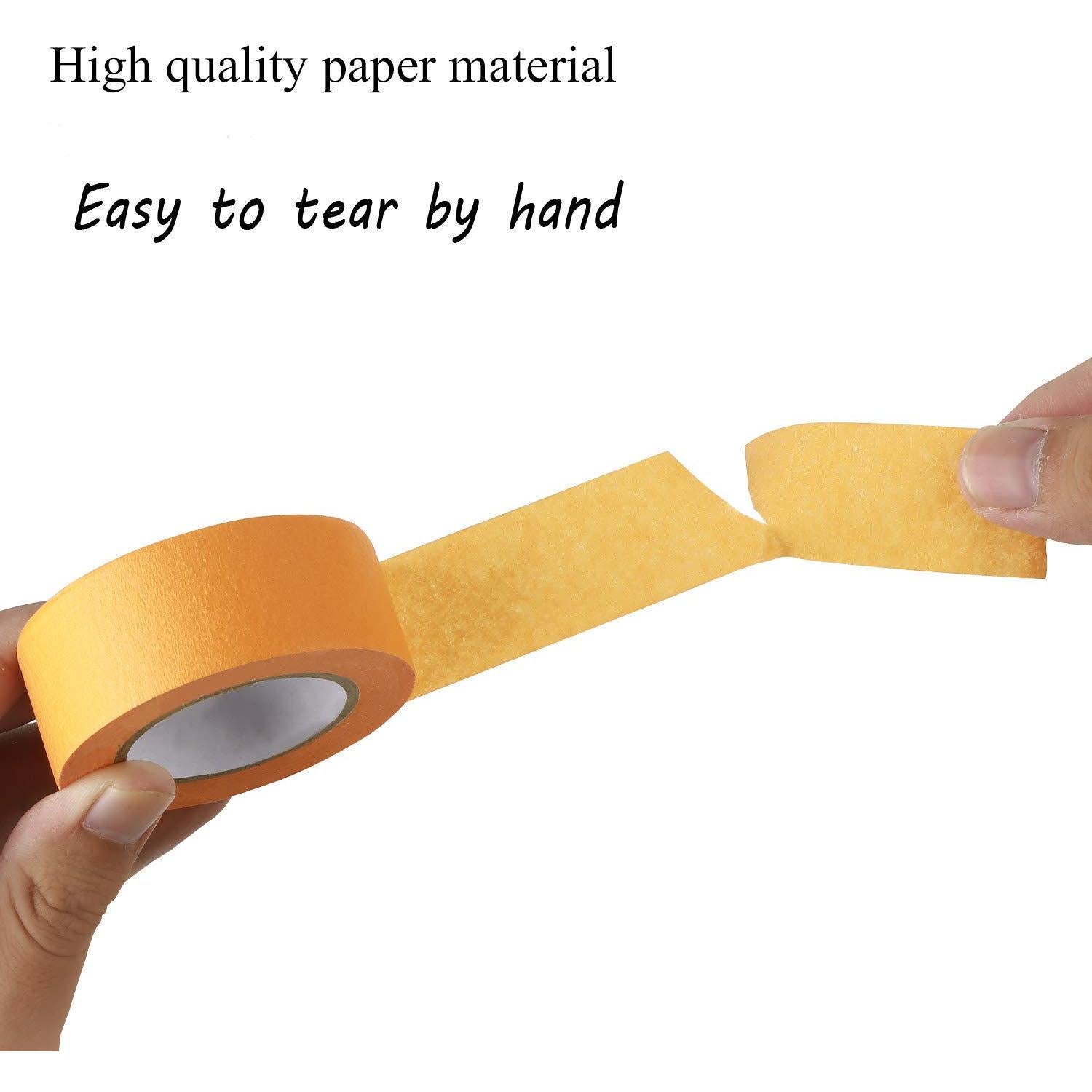 Cinta de Enmascarar de Colores Feeke - 6 Rollos 2.4cm x 12m