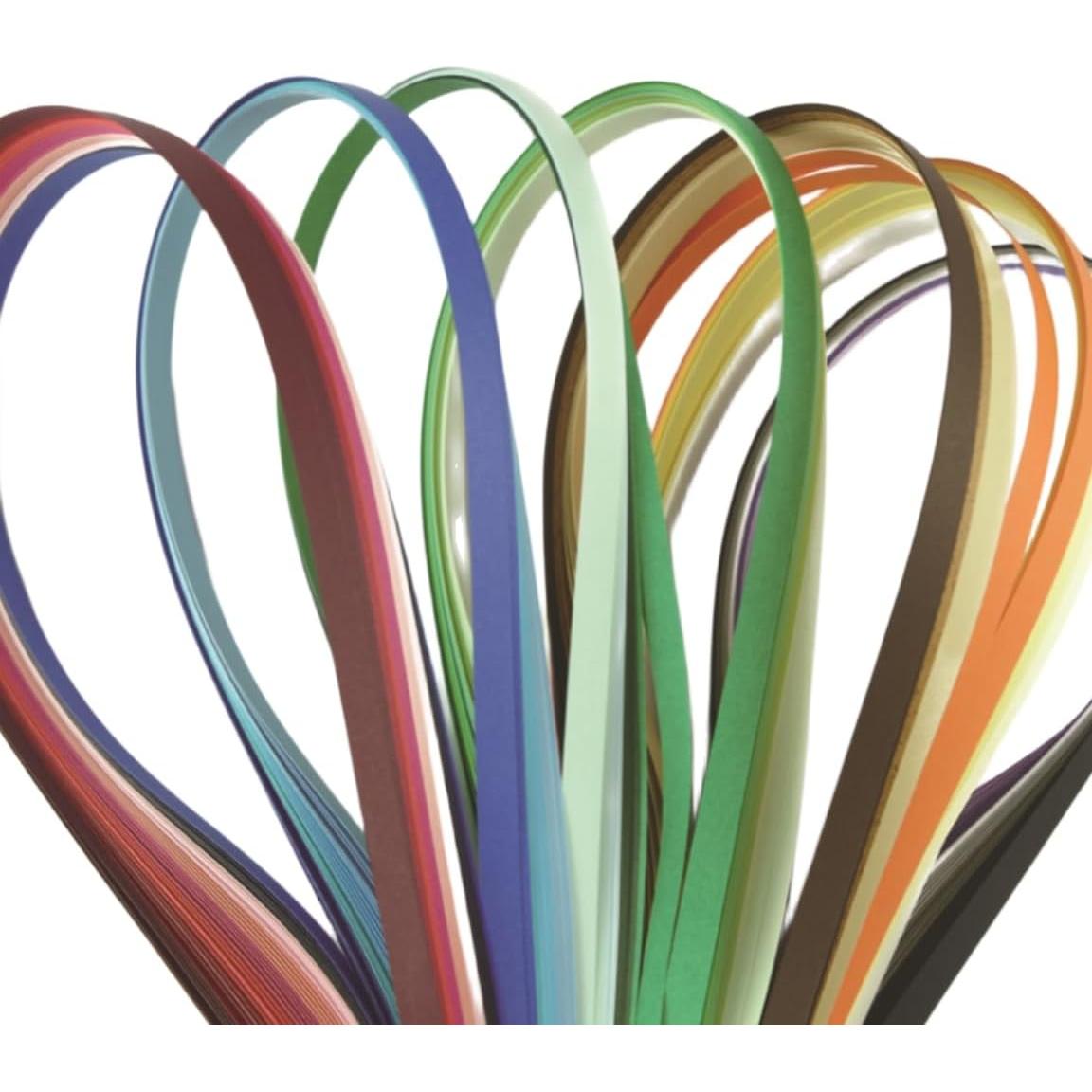 Tiras de Papel Quilling ODETOJOY 7mm 260pcs 26 Colores
