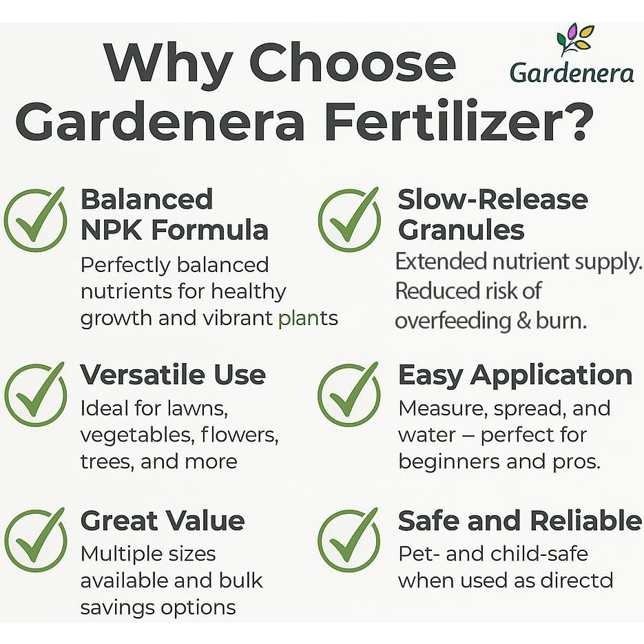 Fertilizante Gardenera 10-10-10 NPK 0.5L para Plantas