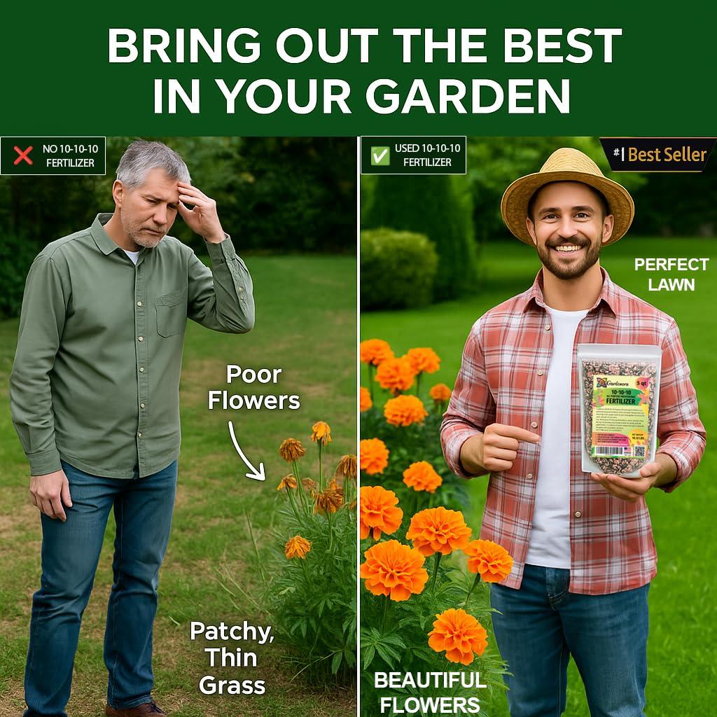 Fertilizante Gardenera 10-10-10 NPK 0.5L para Plantas