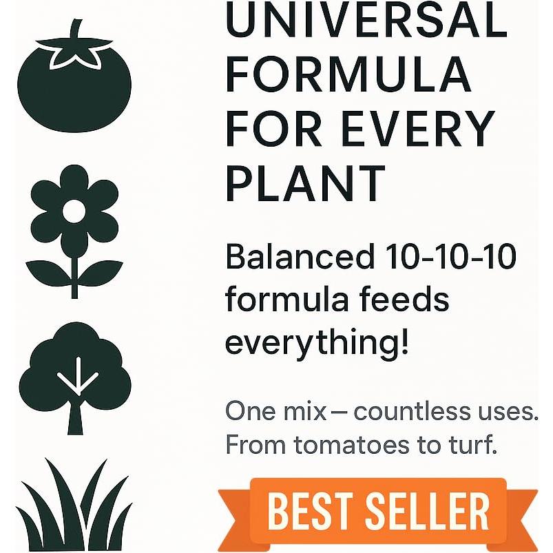 Fertilizante Gardenera 10-10-10 NPK 0.5L para Plantas