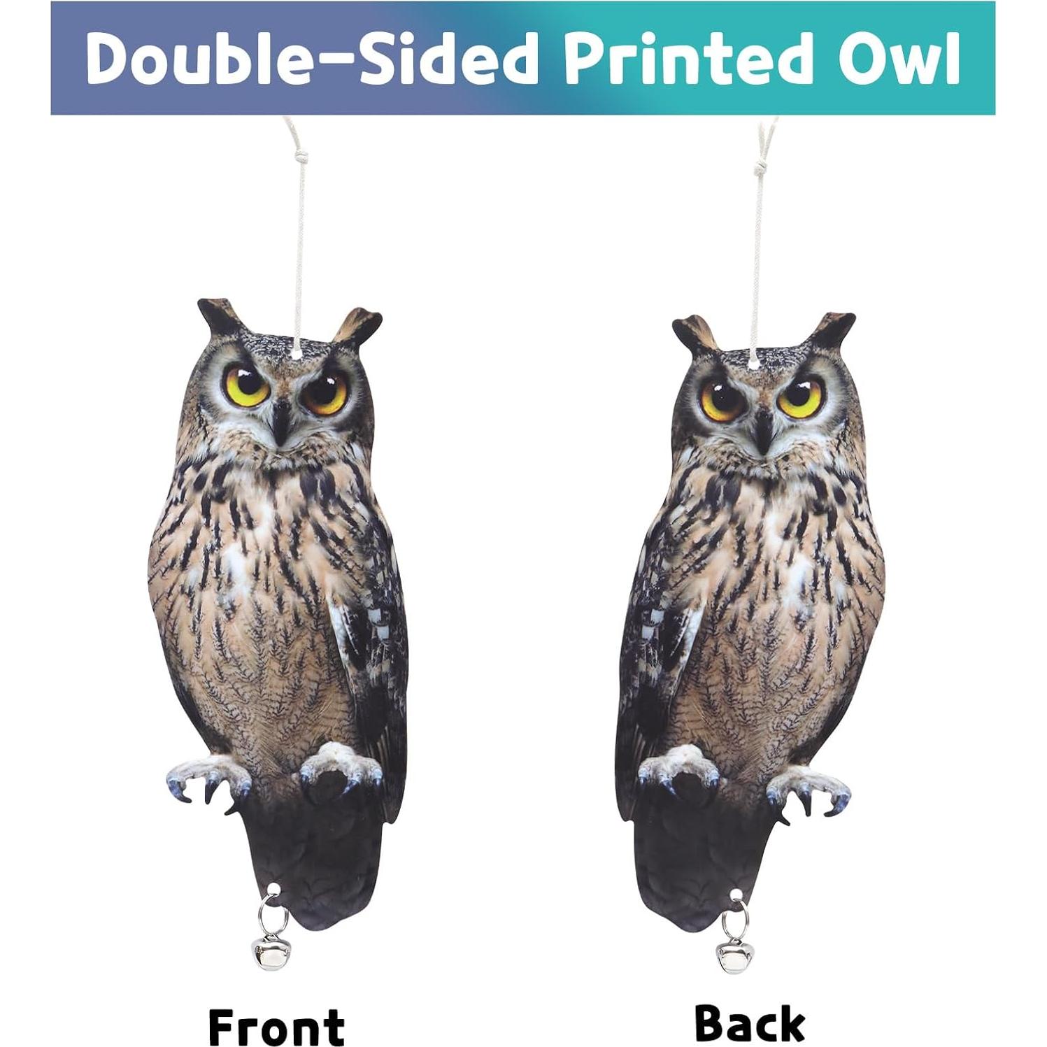 2Pack Ahuyentadores de Búhos Reflectantes OffiCreative