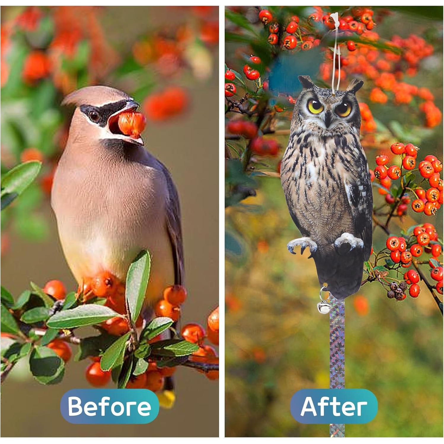 2Pack Ahuyentadores de Búhos Reflectantes OffiCreative