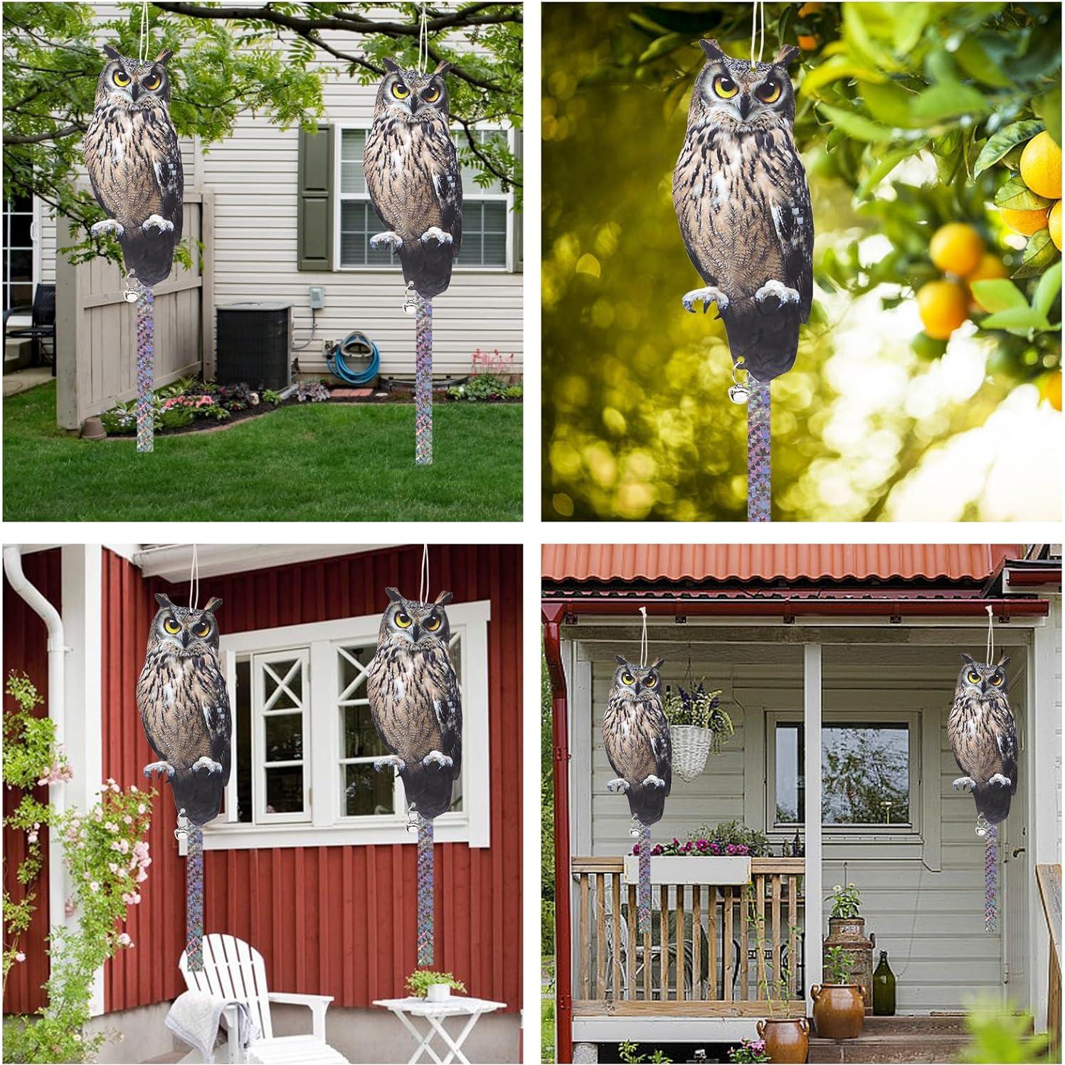 2Pack Ahuyentadores de Búhos Reflectantes OffiCreative