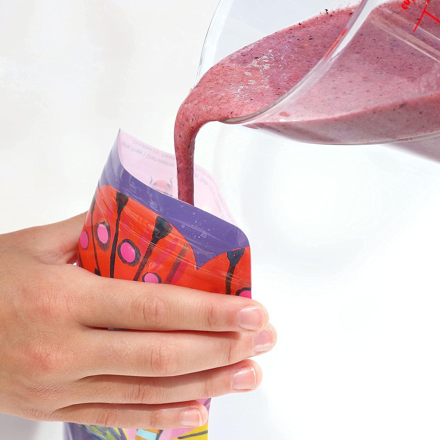 Bolsas de Comida Reutilizables ChooMee FlutterBug 8 oz 6 Pzas