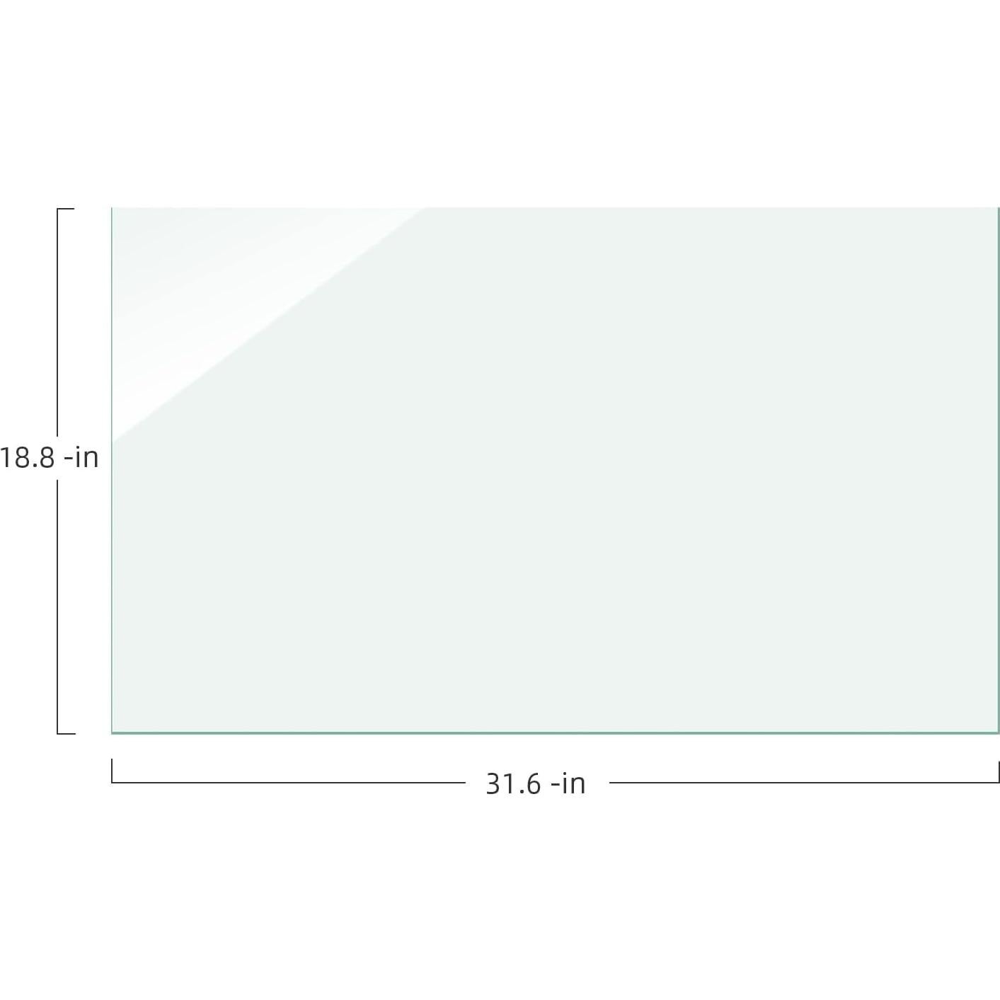 Accesorios para jaulas de hámster Niteangel - Tablero de vidrio 25.4cm