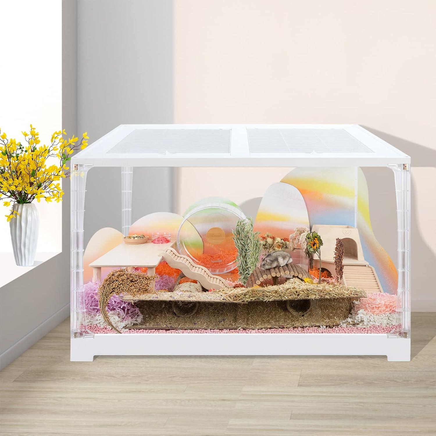 Accesorios para jaulas de hámster Niteangel - Tablero de vidrio 25.4cm