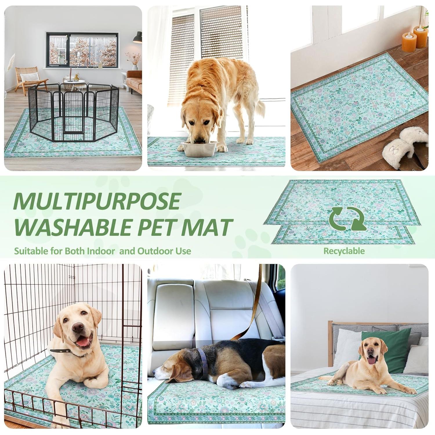 Alfombrillas Lavables Reutilizables para Perros Loobani 91x122cm