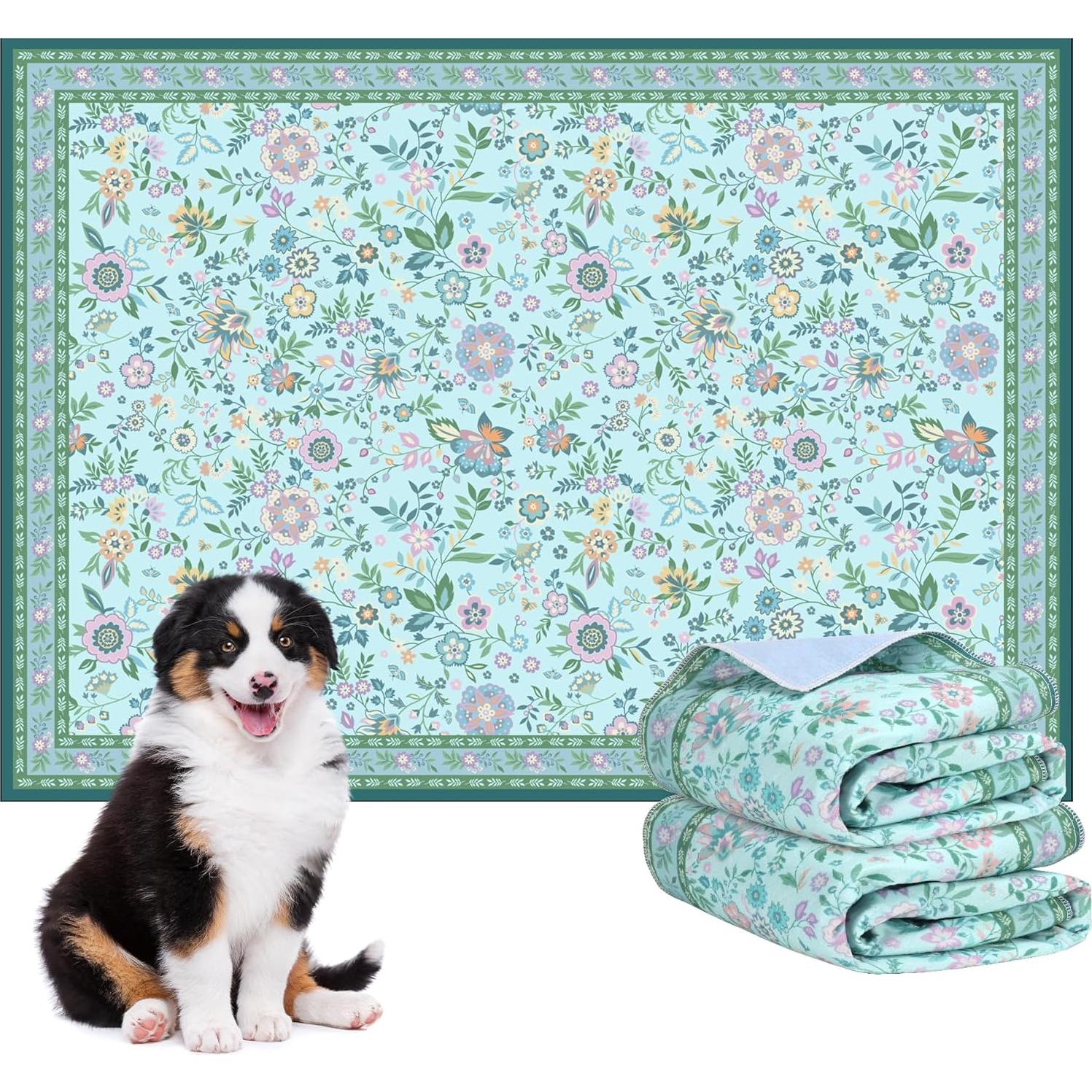 Alfombrillas Lavables Reutilizables para Perros Loobani 91x122cm
