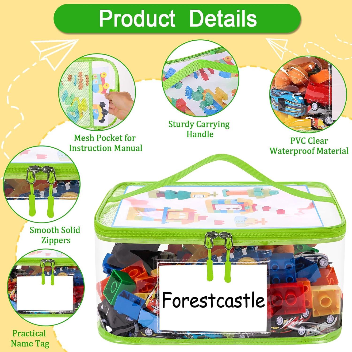 Bolsa de Almacenamiento de Juguetes POILKMNI 6 Paquetes PVC