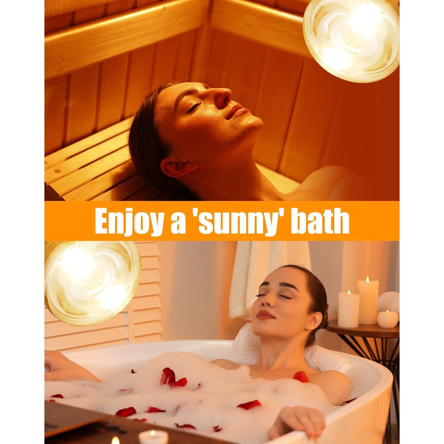 Bombillas de Calor VORIGY 250W E26 R40 8000 Horas 2 Paquete