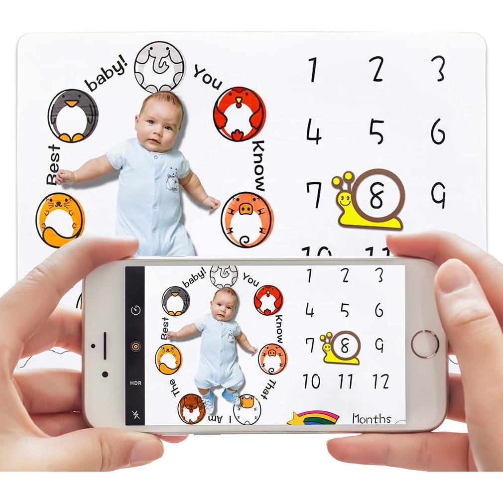 Manta de Hitos para Bebé Homegician 127x102 cm Animales