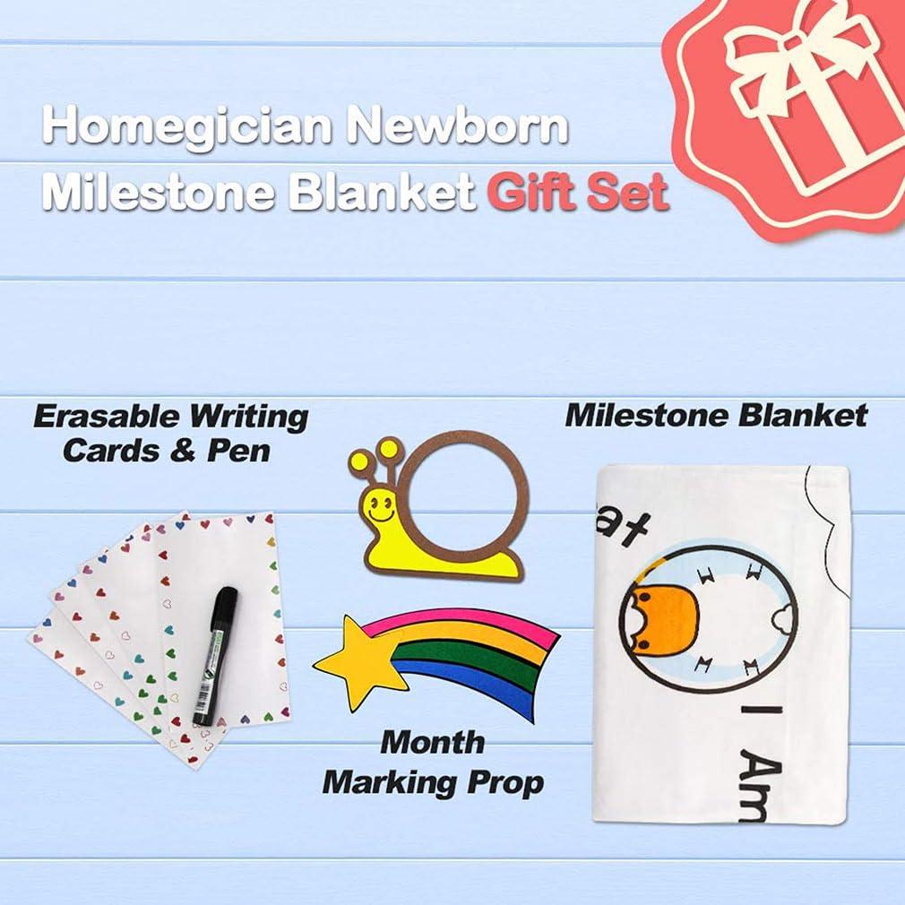 Manta de Hitos para Bebé Homegician 127x102 cm Animales