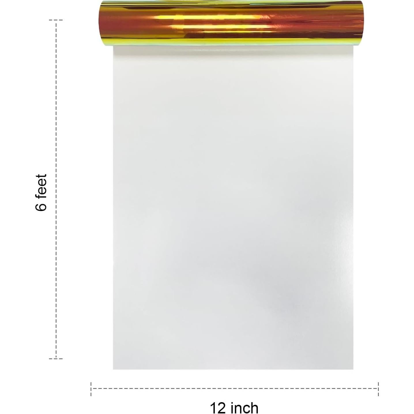 Vinilo de Transferencia de Calor Holográfico Efuncro 30.48x182.88 cm