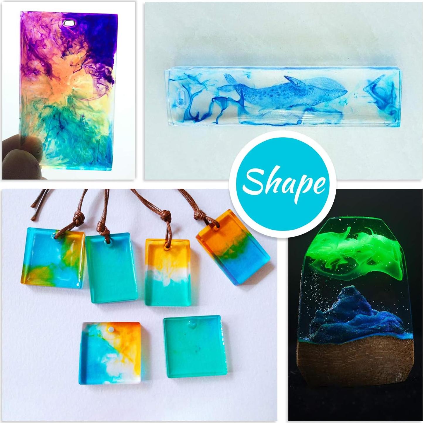 24 Colorantes Epóxicos DecorRom 10ml - Tinte Transparente para Resina