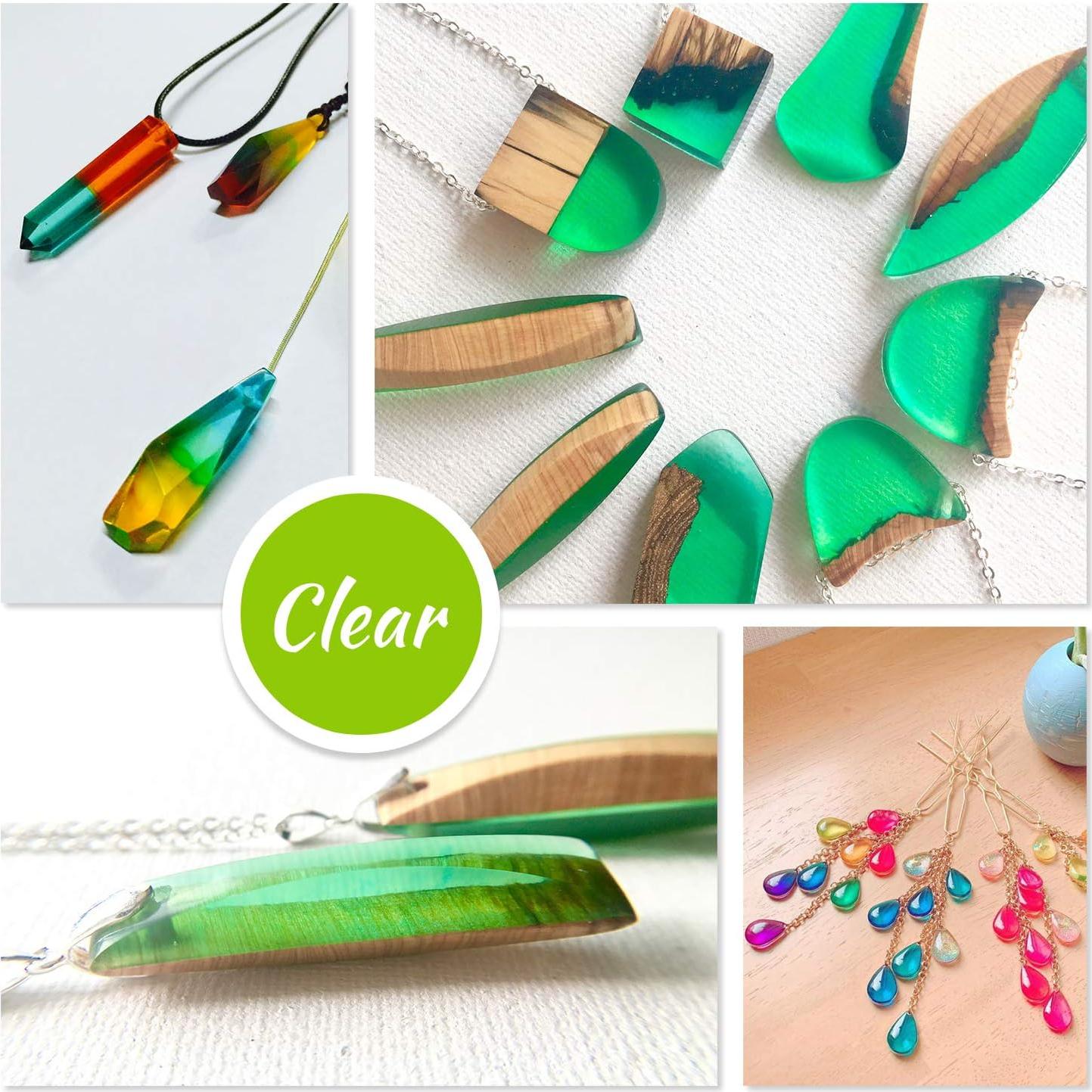 24 Colorantes Epóxicos DecorRom 10ml - Tinte Transparente para Resina