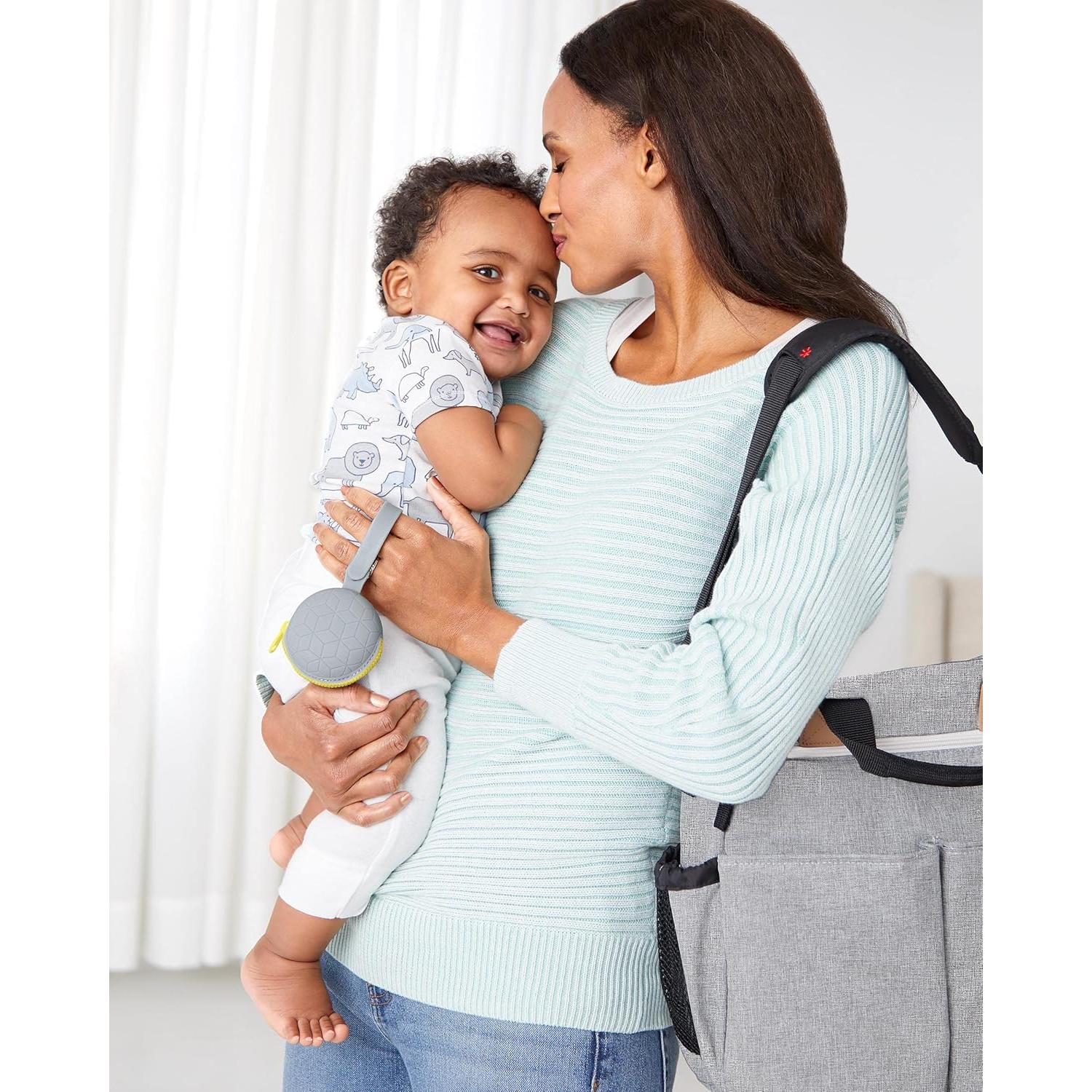 Funda de Chupete de Silicona Skip Hop Gris para 2 Chupetes