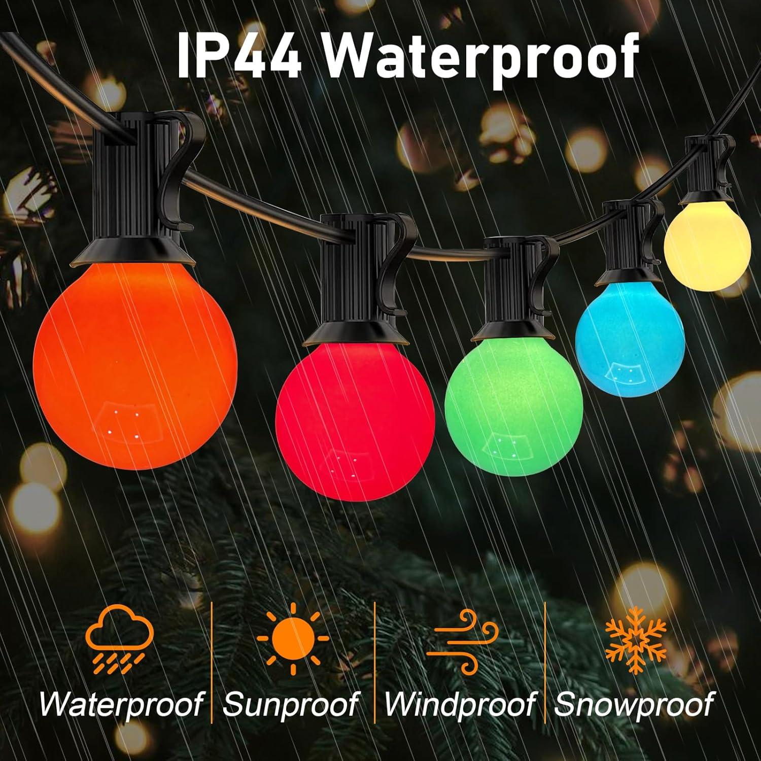 Bombillas G40 Multicolor Goothy 25 Paquete 5W E12