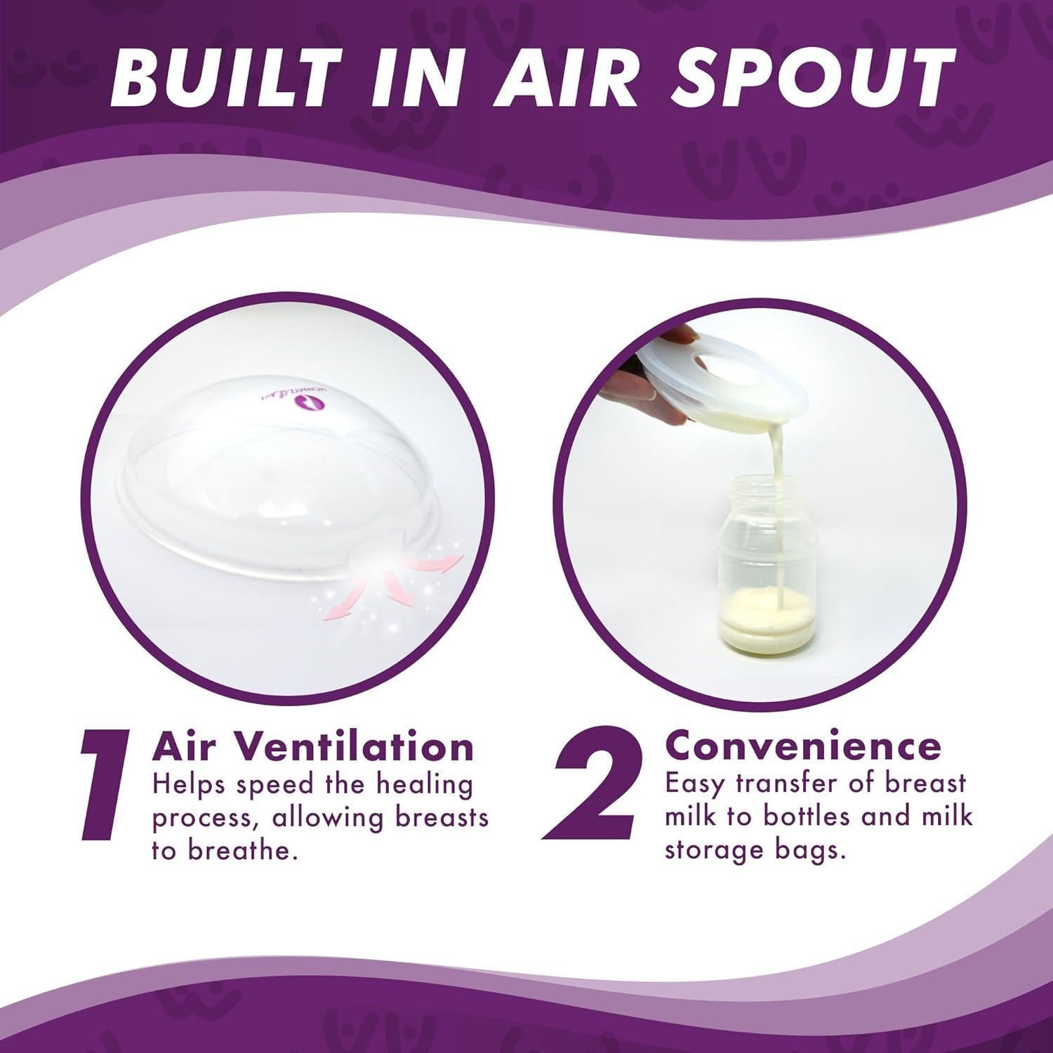 Recolectores de Leche Mommyz Love - 4 Pack Silicona