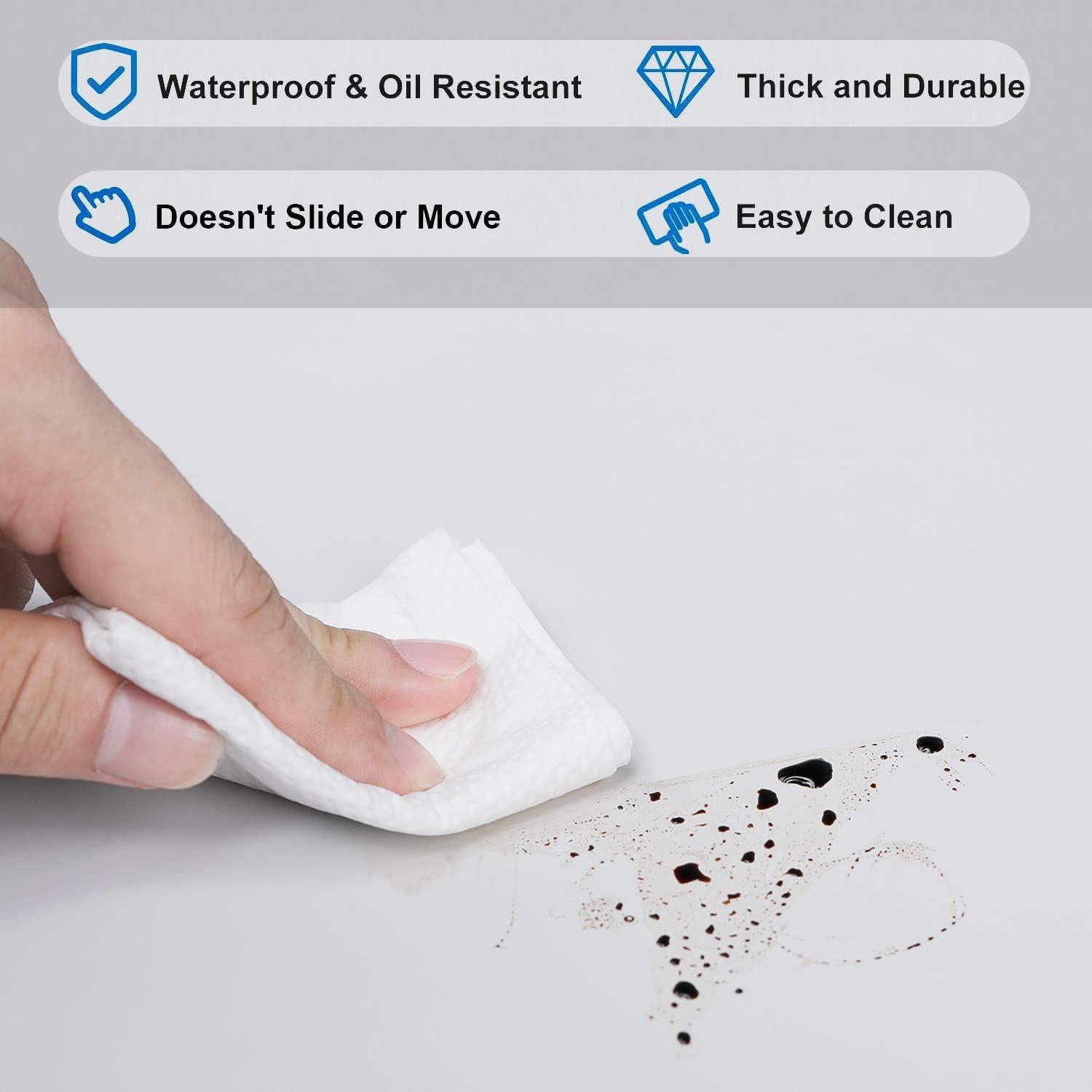 Tapete de Silicona Antideslizante LONGFITE 80x40 cm Gris