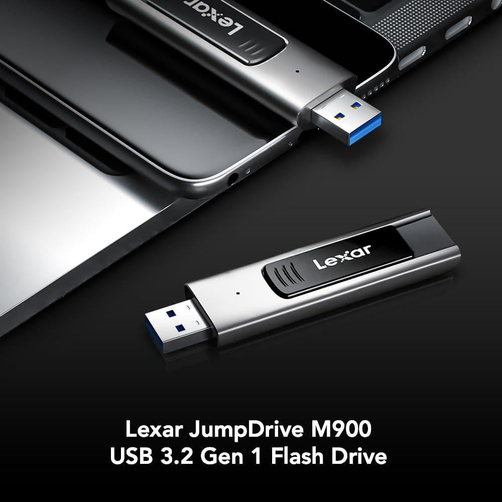 Lexar JumpDrive M900 64GB USB 3.2 Flash Drive Titanio