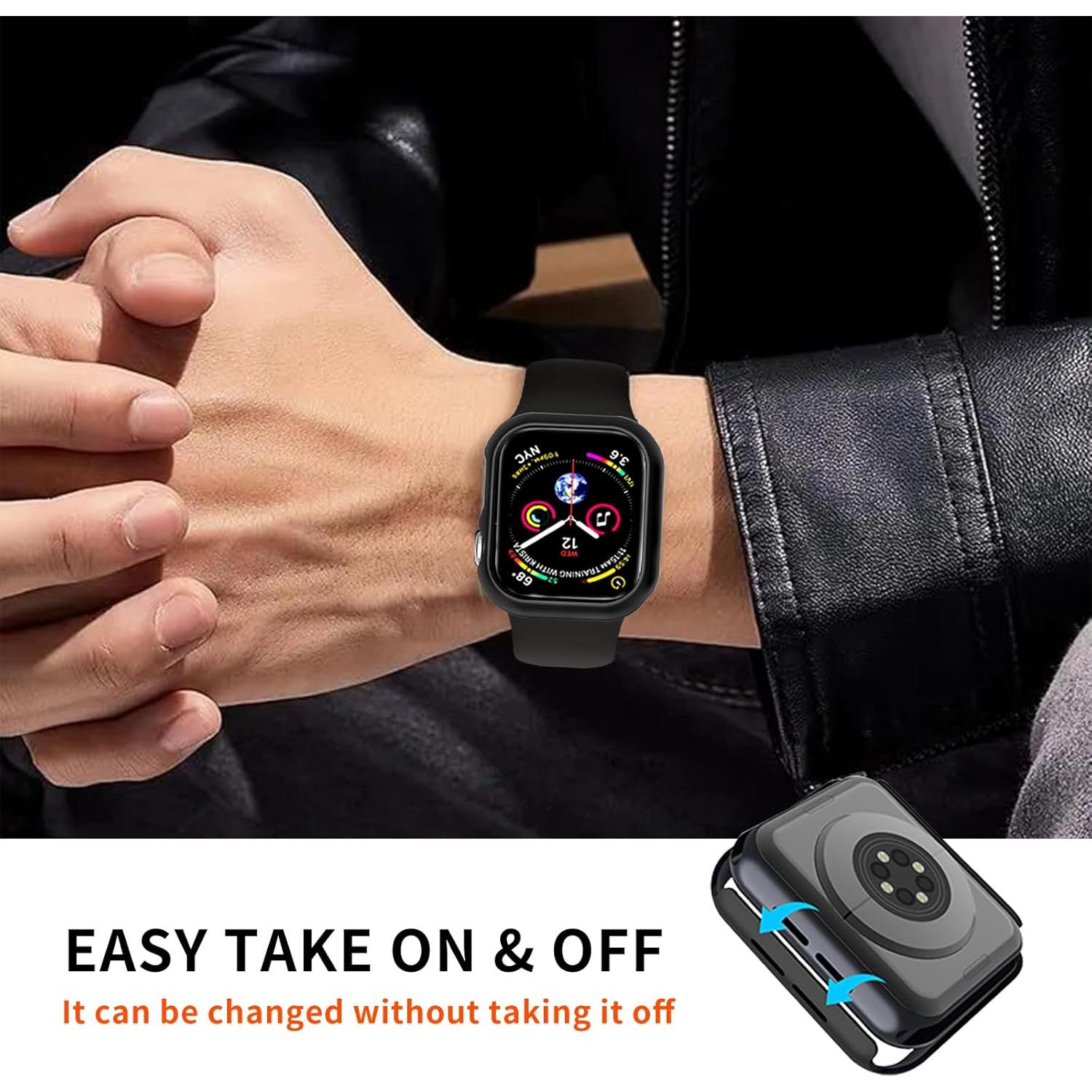 Funda Bumper Dura Jaroco para Apple Watch Series 10 42mm - Negro