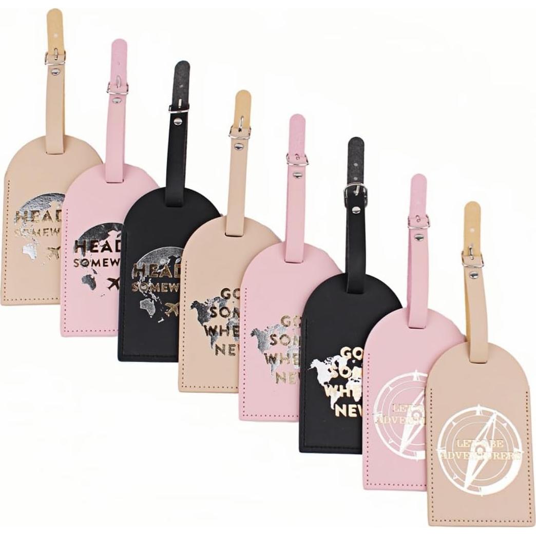 Etiquetas de Equipaje YLrank con Cubierta de Privacidad - 2 Piezas