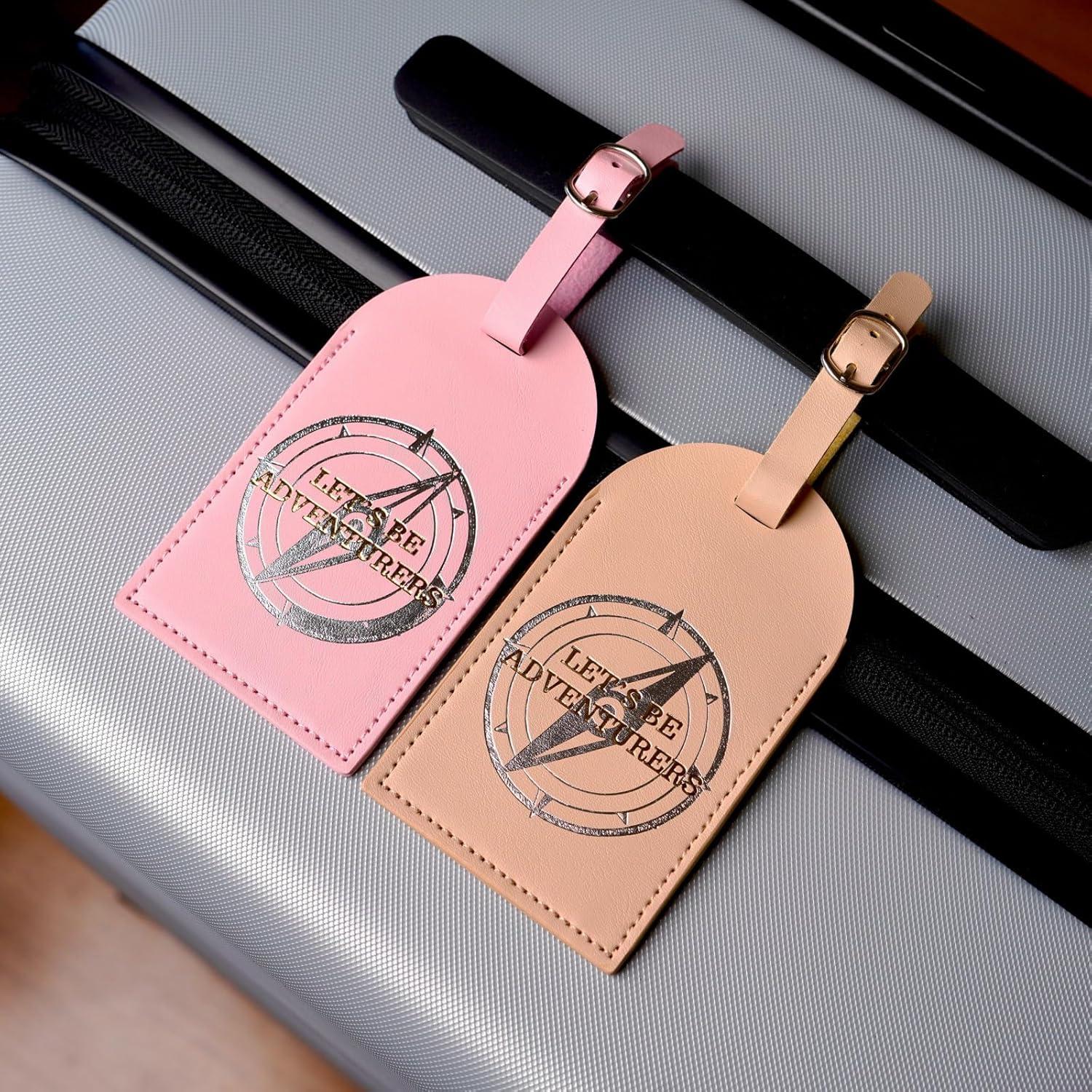 Etiquetas de Equipaje YLrank con Cubierta de Privacidad - 2 Piezas