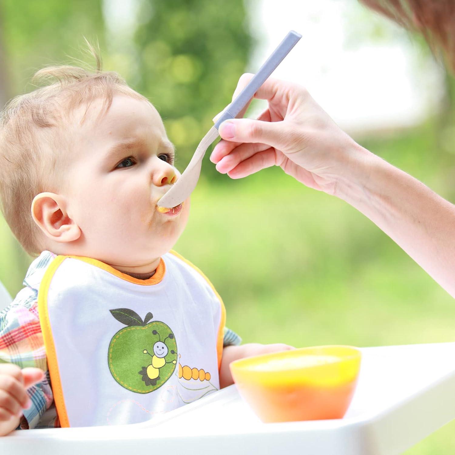 Juego de Utensilios Reutilizables JIABEIUS 4 Piezas Plegables