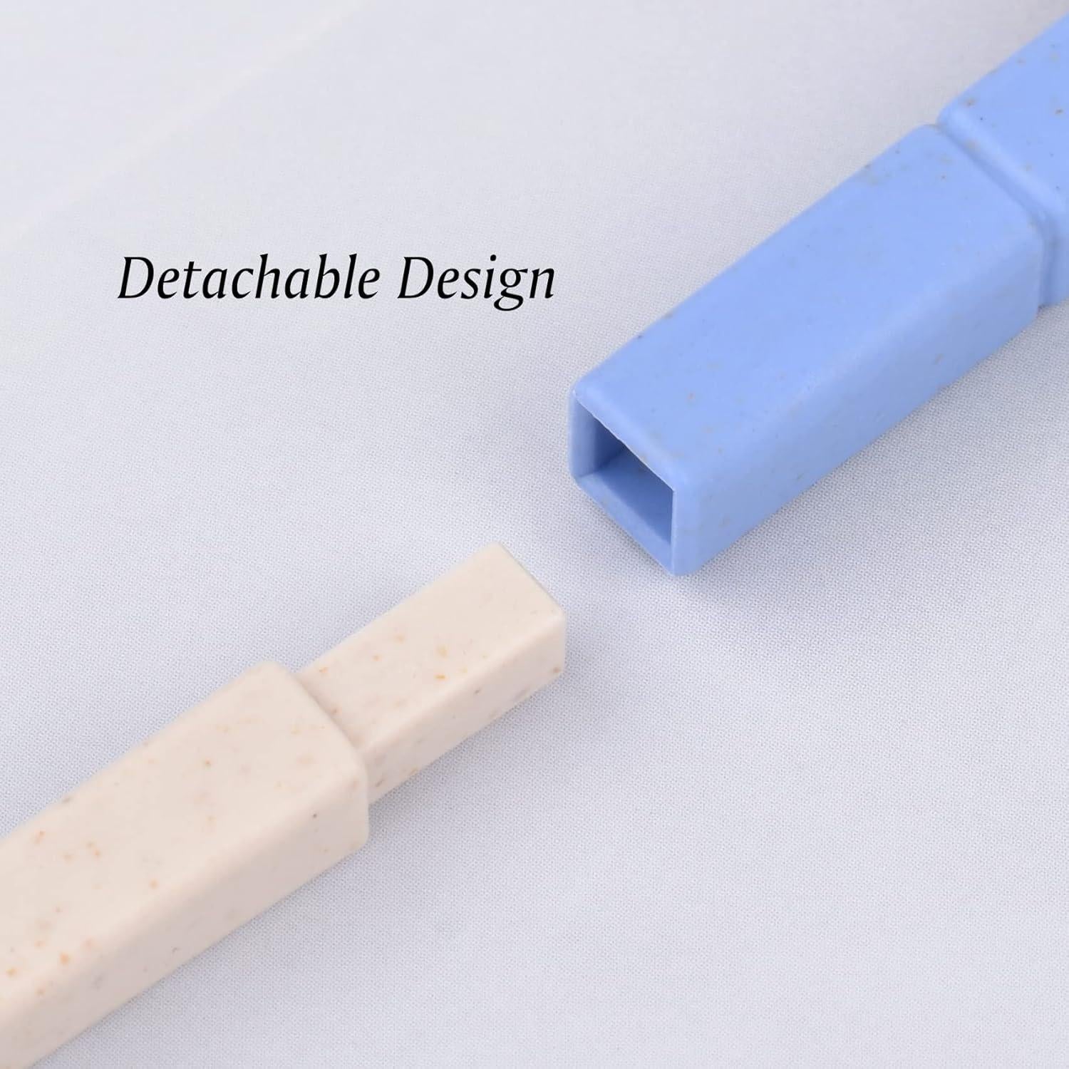 Juego de Utensilios Reutilizables JIABEIUS 4 Piezas Plegables