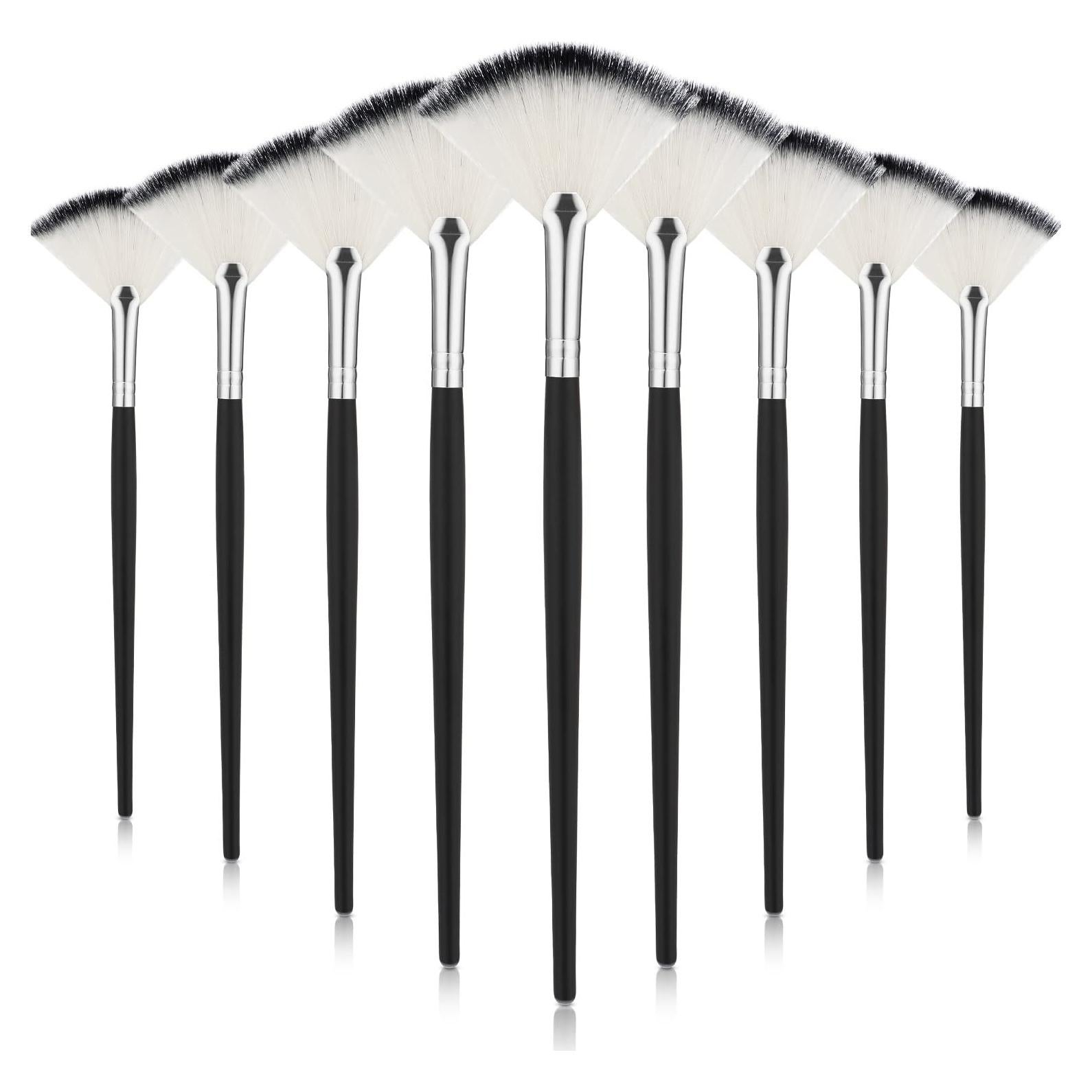 9 Piezas Brochas de Maquillaje Facial Maitys - Abanico Suave