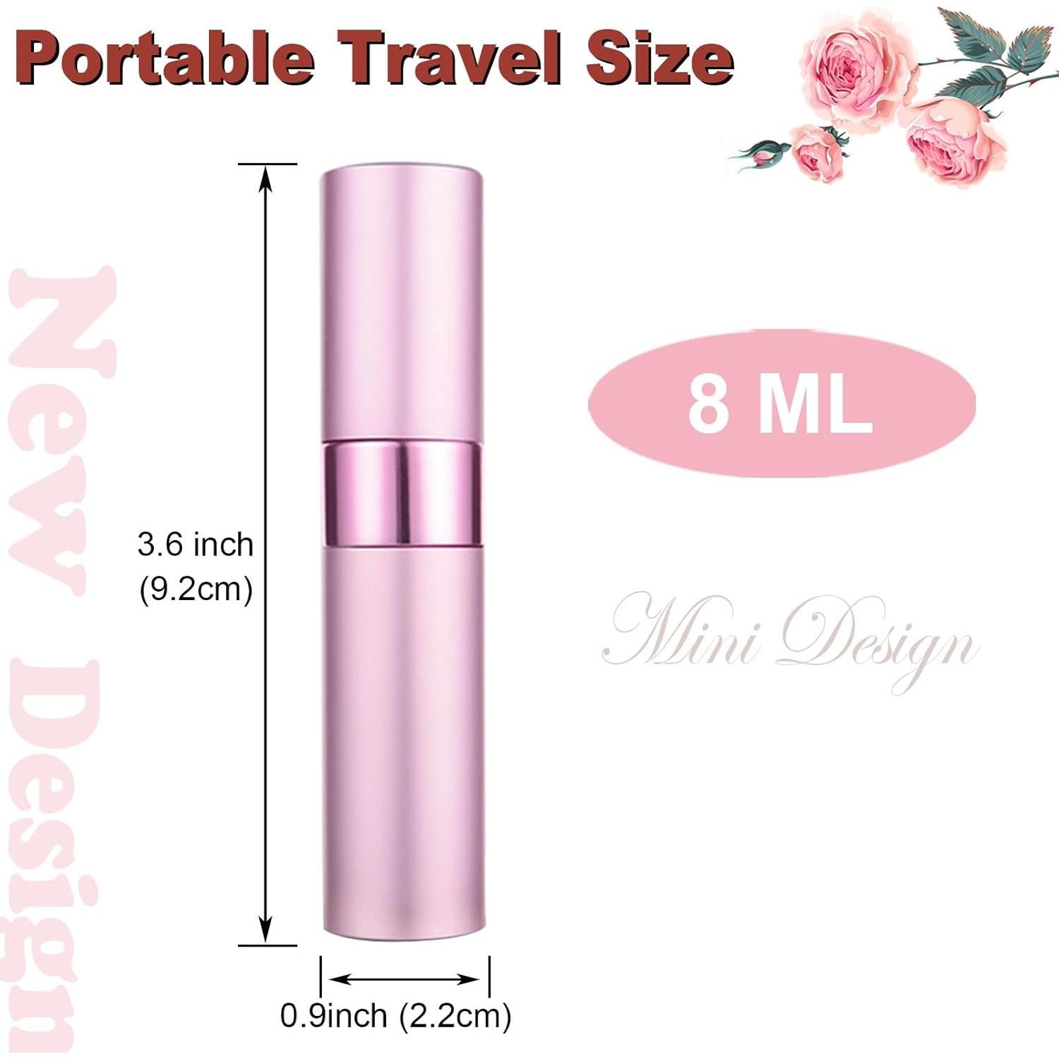 Atomizador de Perfume Recargable LAIKME 8ml Portátil